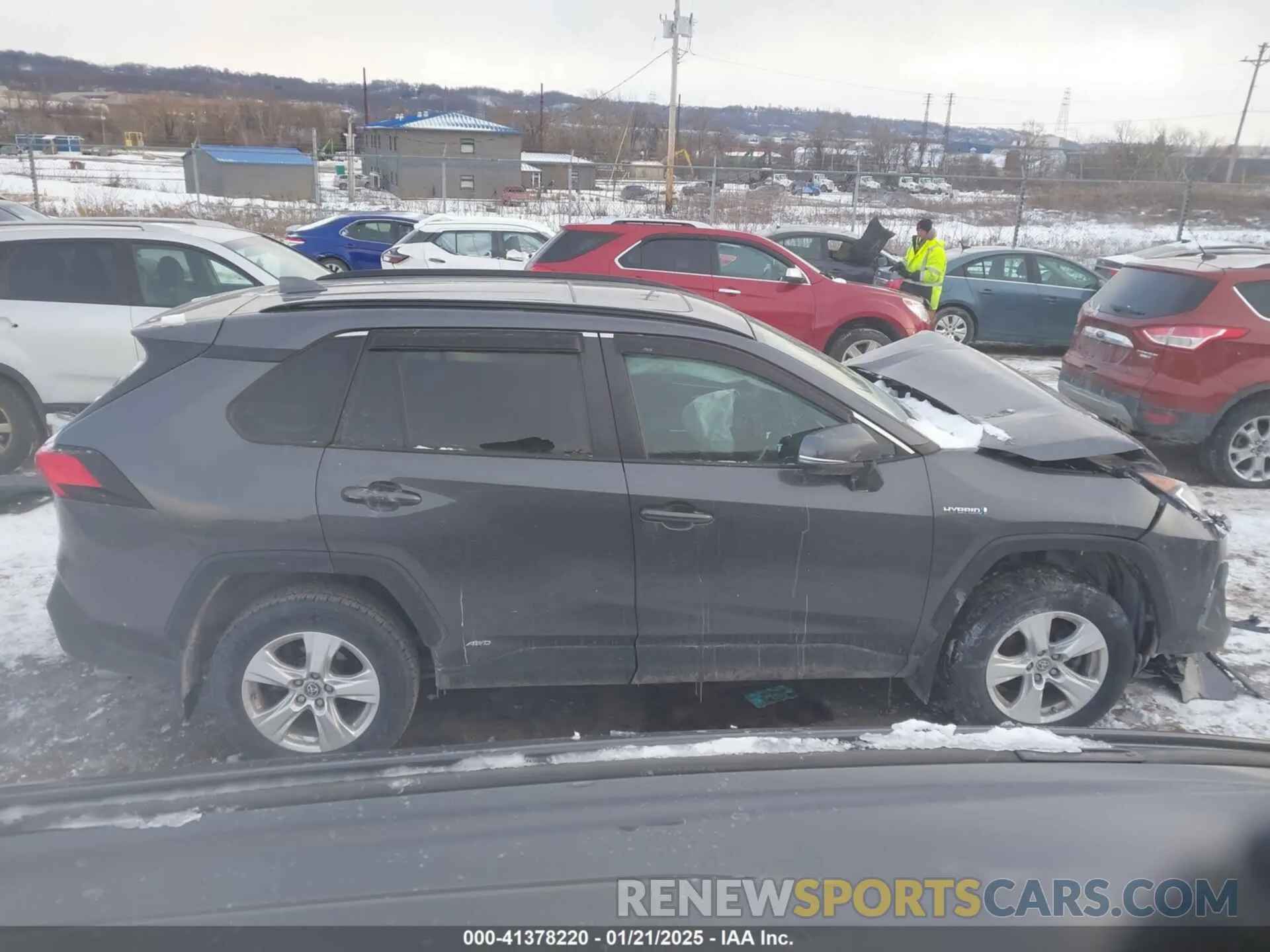 14 fotografías del automóvil dañado 4T3RWRFV9MU047302 TOYOTA RAV4 HYBRID 2021