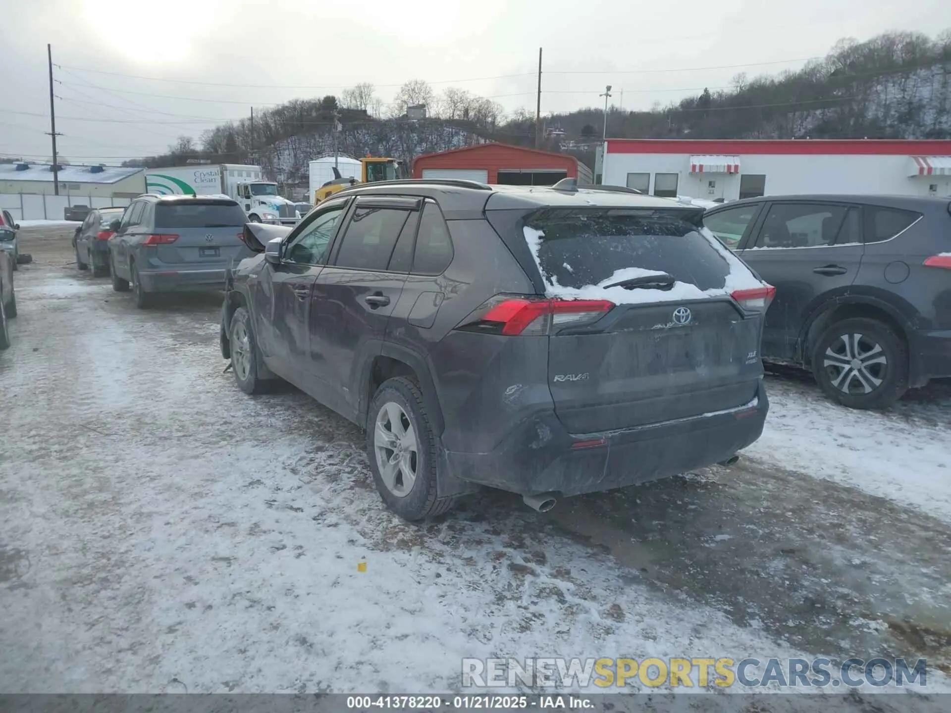 3 fotografías del automóvil dañado 4T3RWRFV9MU047302 TOYOTA RAV4 HYBRID 2021
