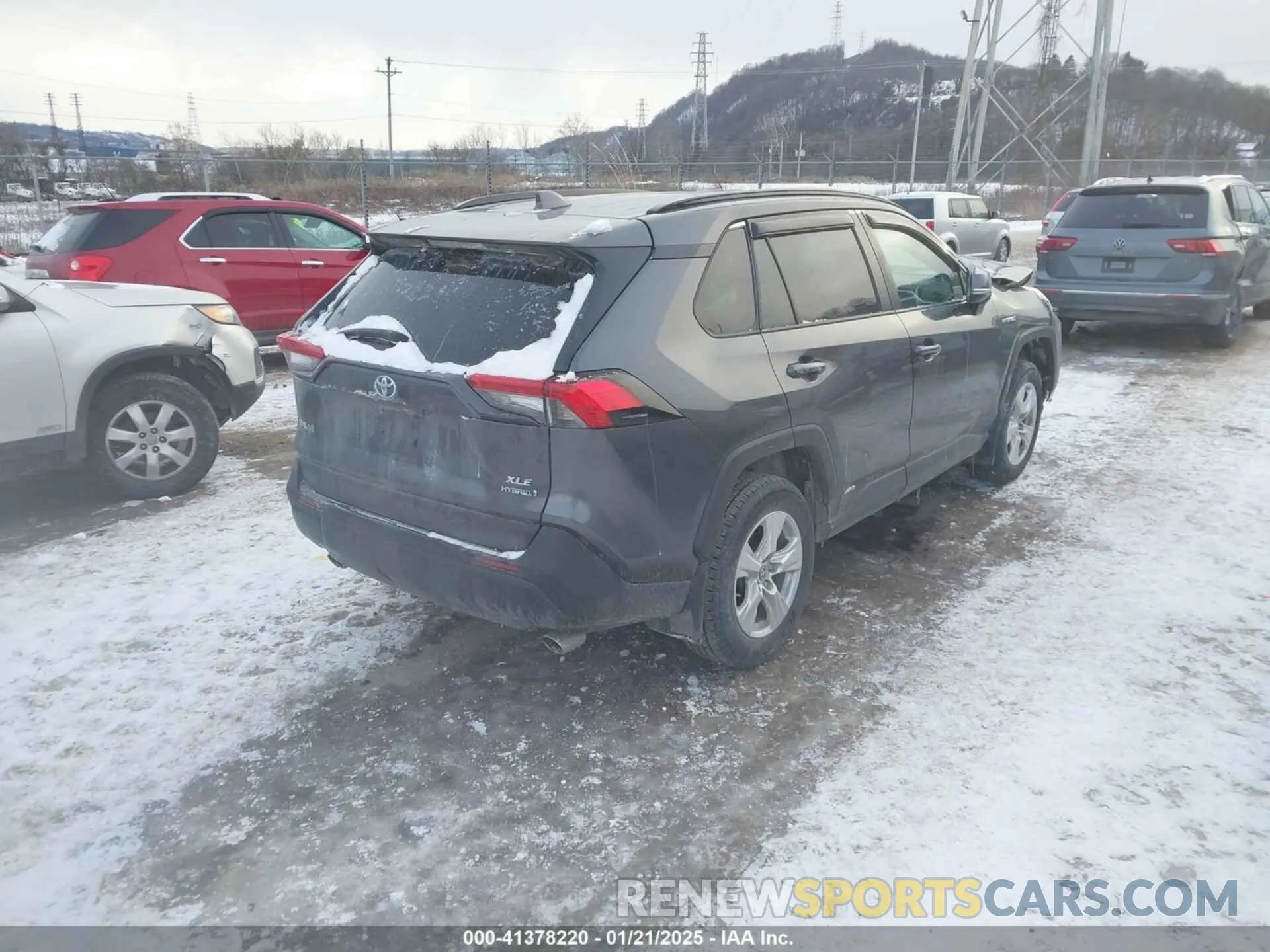 4 fotografías del automóvil dañado 4T3RWRFV9MU047302 TOYOTA RAV4 HYBRID 2021