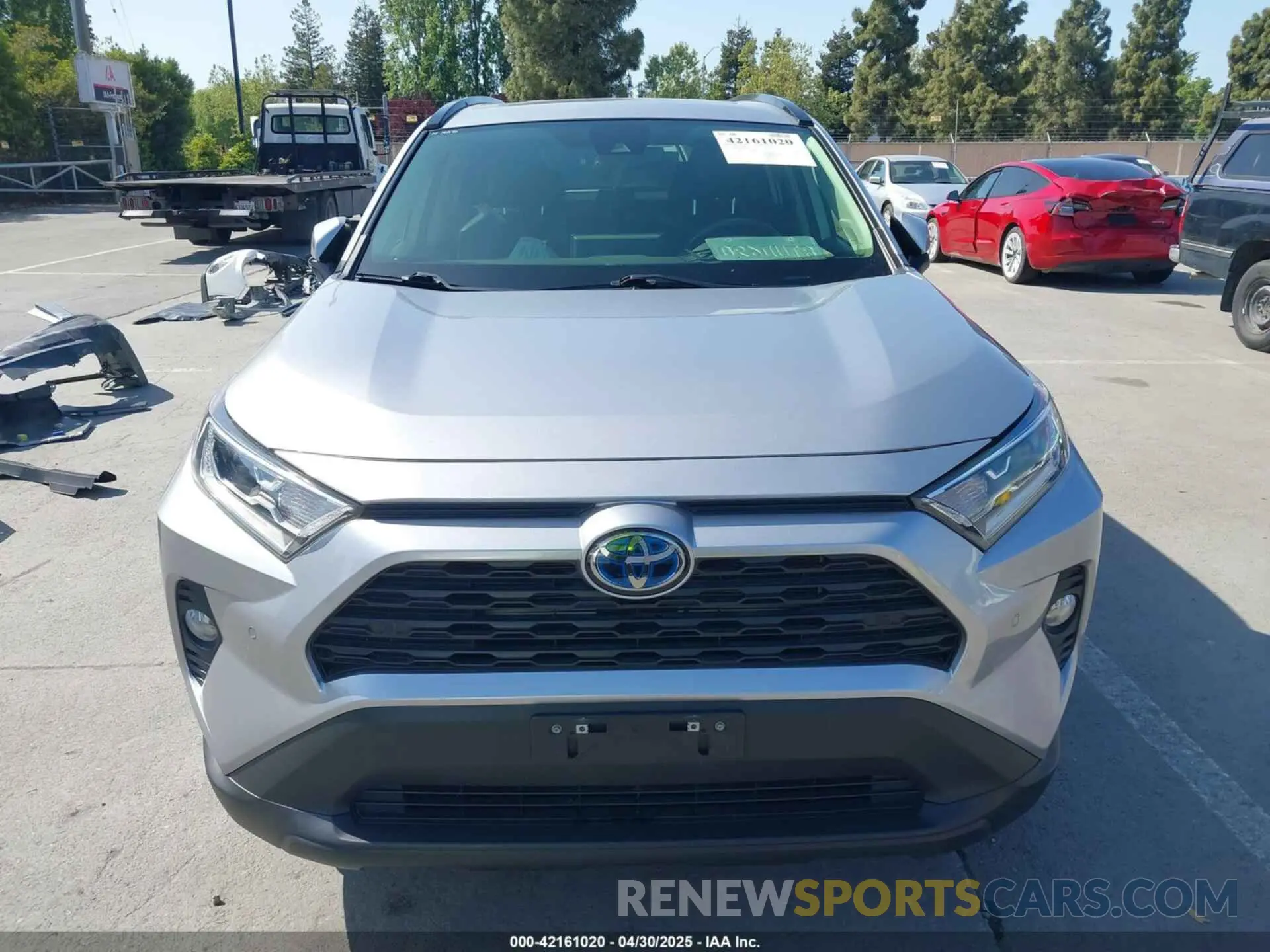 13 fotografías del automóvil dañado JTMB6RFV5MD015347 TOYOTA RAV4 HYBRID 2021