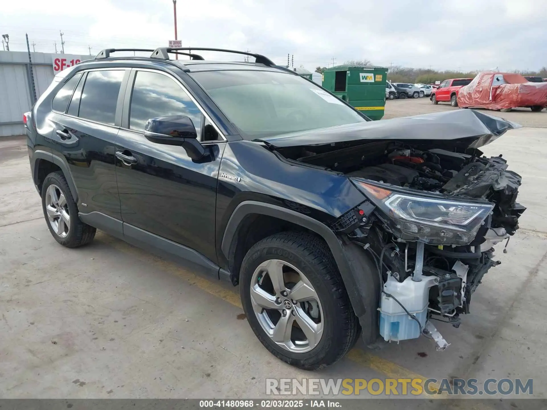 1 fotografías del automóvil dañado JTMB6RFVXMD039689 TOYOTA RAV4 HYBRID 2021