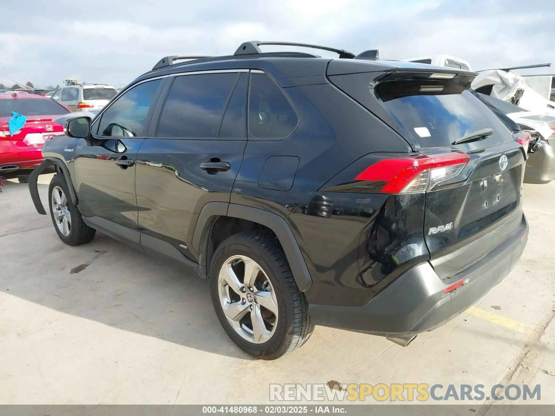 3 fotografías del automóvil dañado JTMB6RFVXMD039689 TOYOTA RAV4 HYBRID 2021