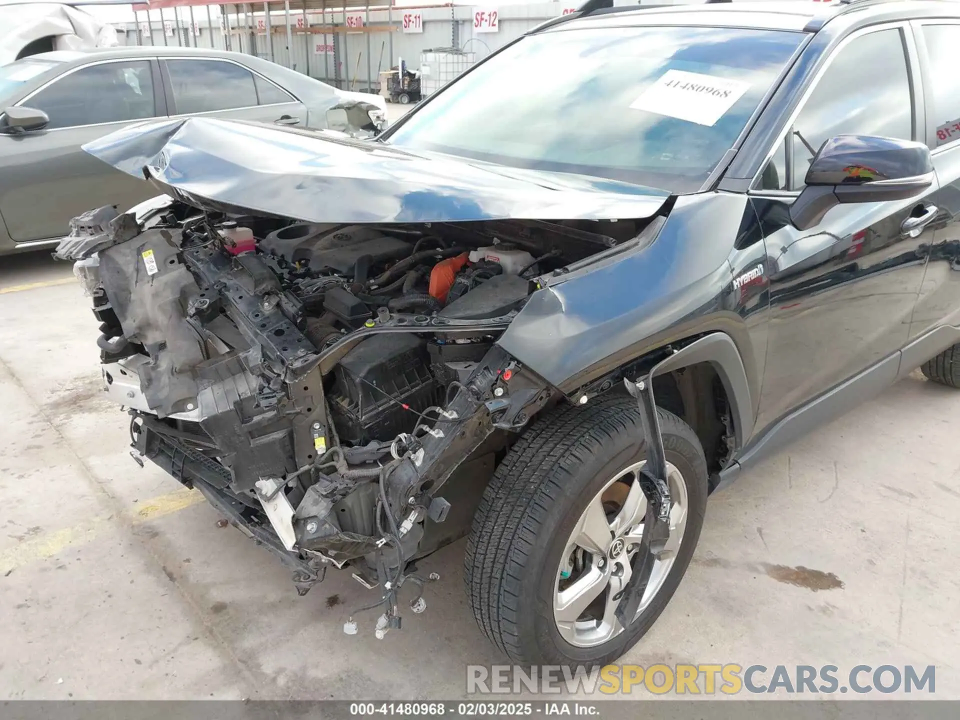 6 fotografías del automóvil dañado JTMB6RFVXMD039689 TOYOTA RAV4 HYBRID 2021