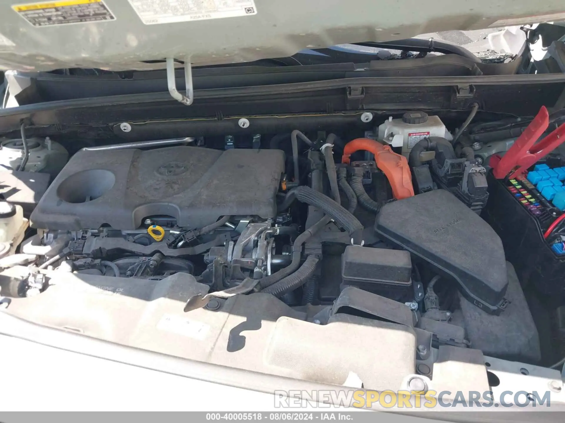 10 fotografías del automóvil dañado JTMB6RFVXMD040647 TOYOTA RAV4 HYBRID 2021