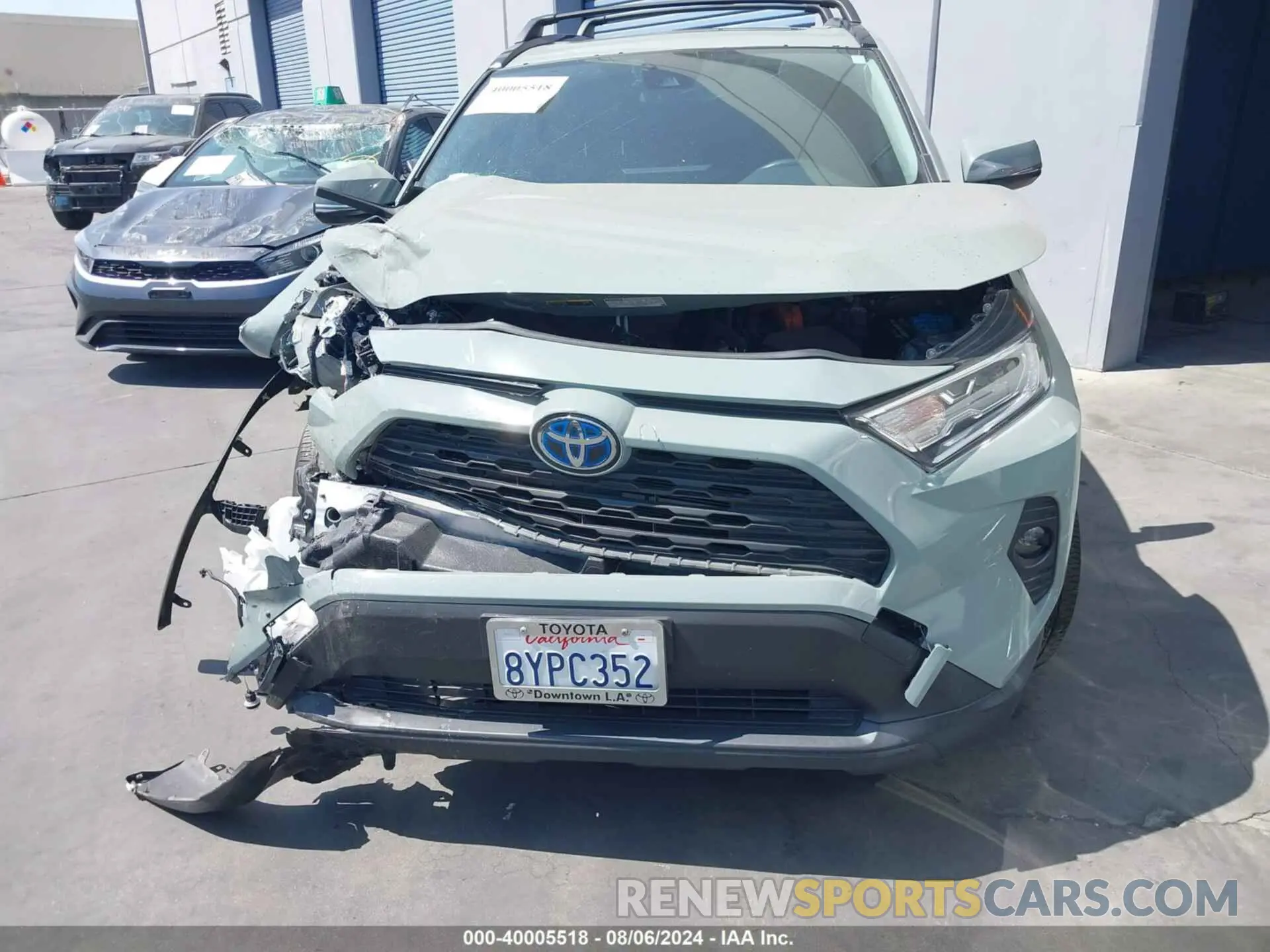 12 fotografías del automóvil dañado JTMB6RFVXMD040647 TOYOTA RAV4 HYBRID 2021