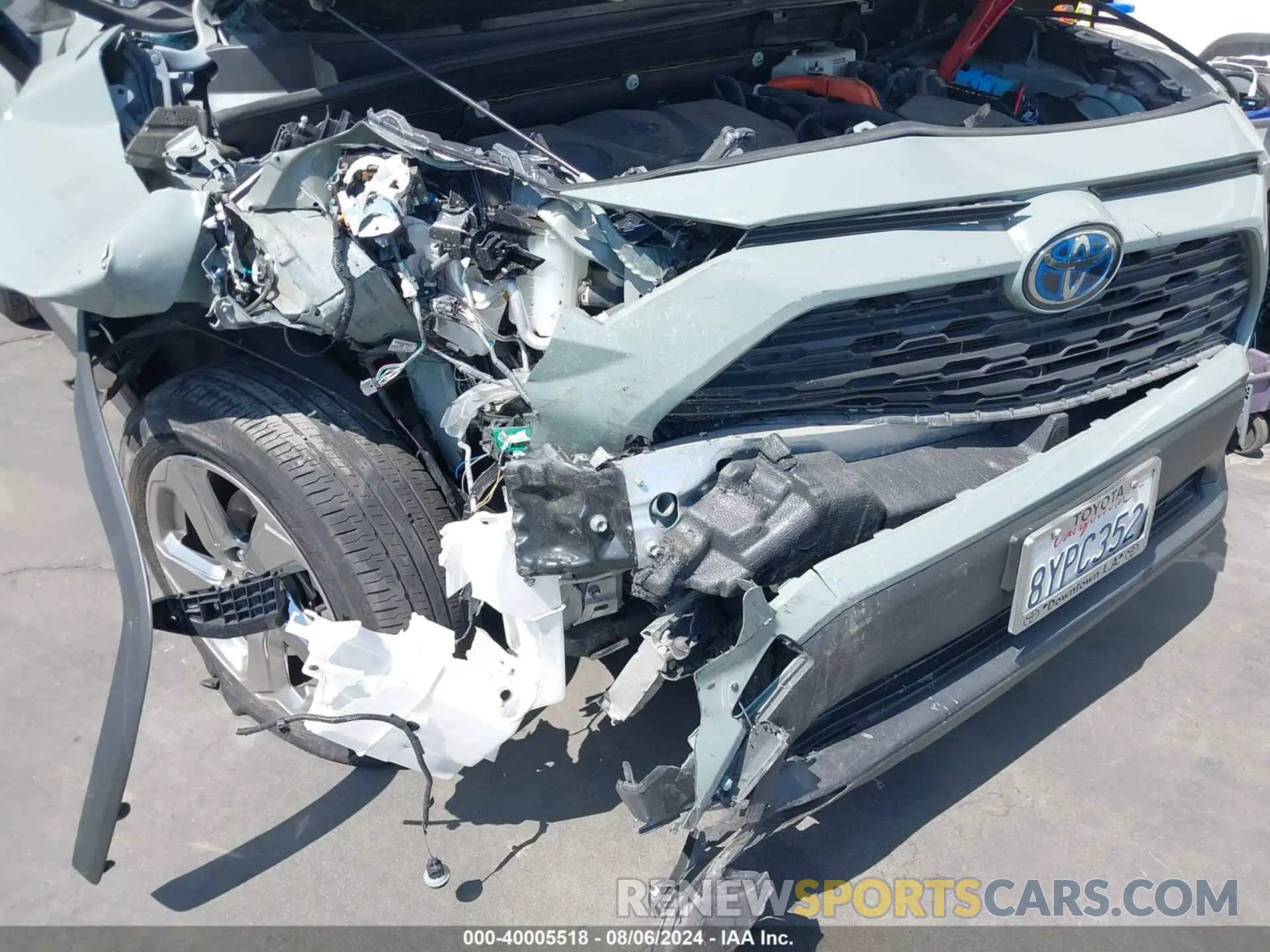 18 fotografías del automóvil dañado JTMB6RFVXMD040647 TOYOTA RAV4 HYBRID 2021