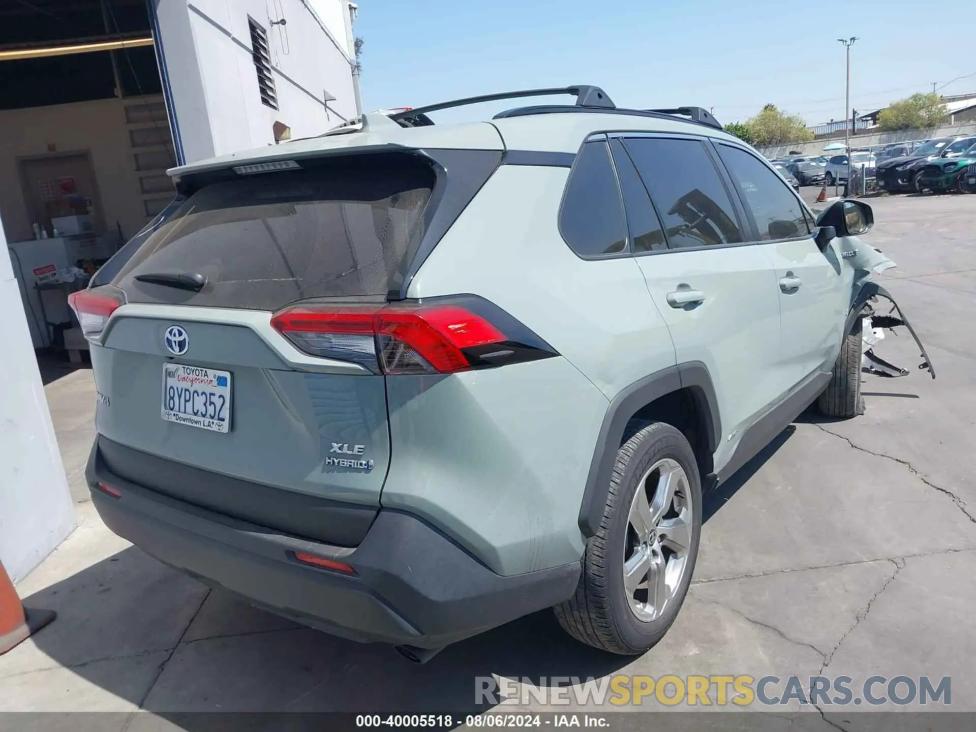 4 fotografías del automóvil dañado JTMB6RFVXMD040647 TOYOTA RAV4 HYBRID 2021