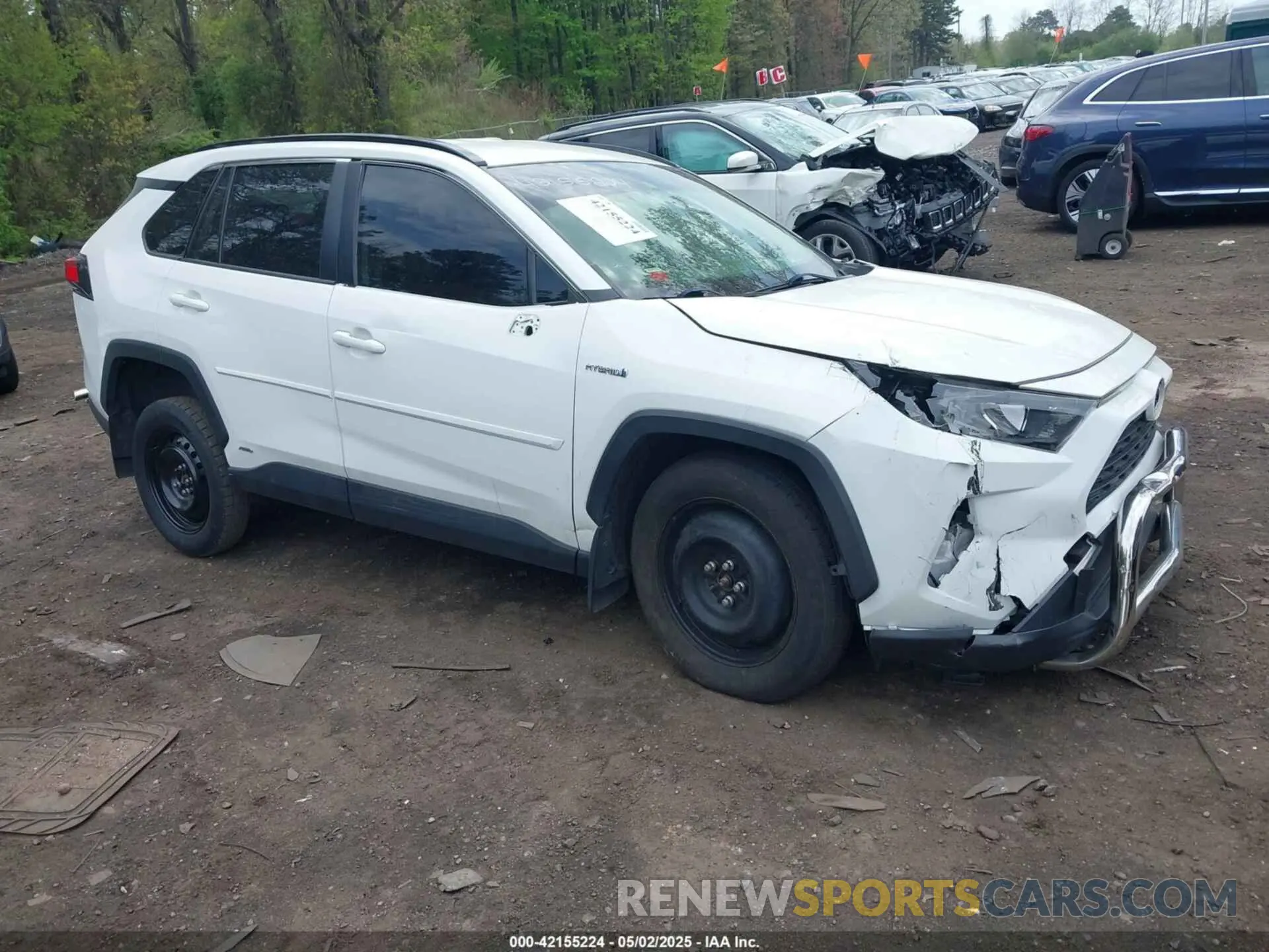 1 fotografías del automóvil dañado JTMLWRFV3MD114964 TOYOTA RAV4 HYBRID 2021