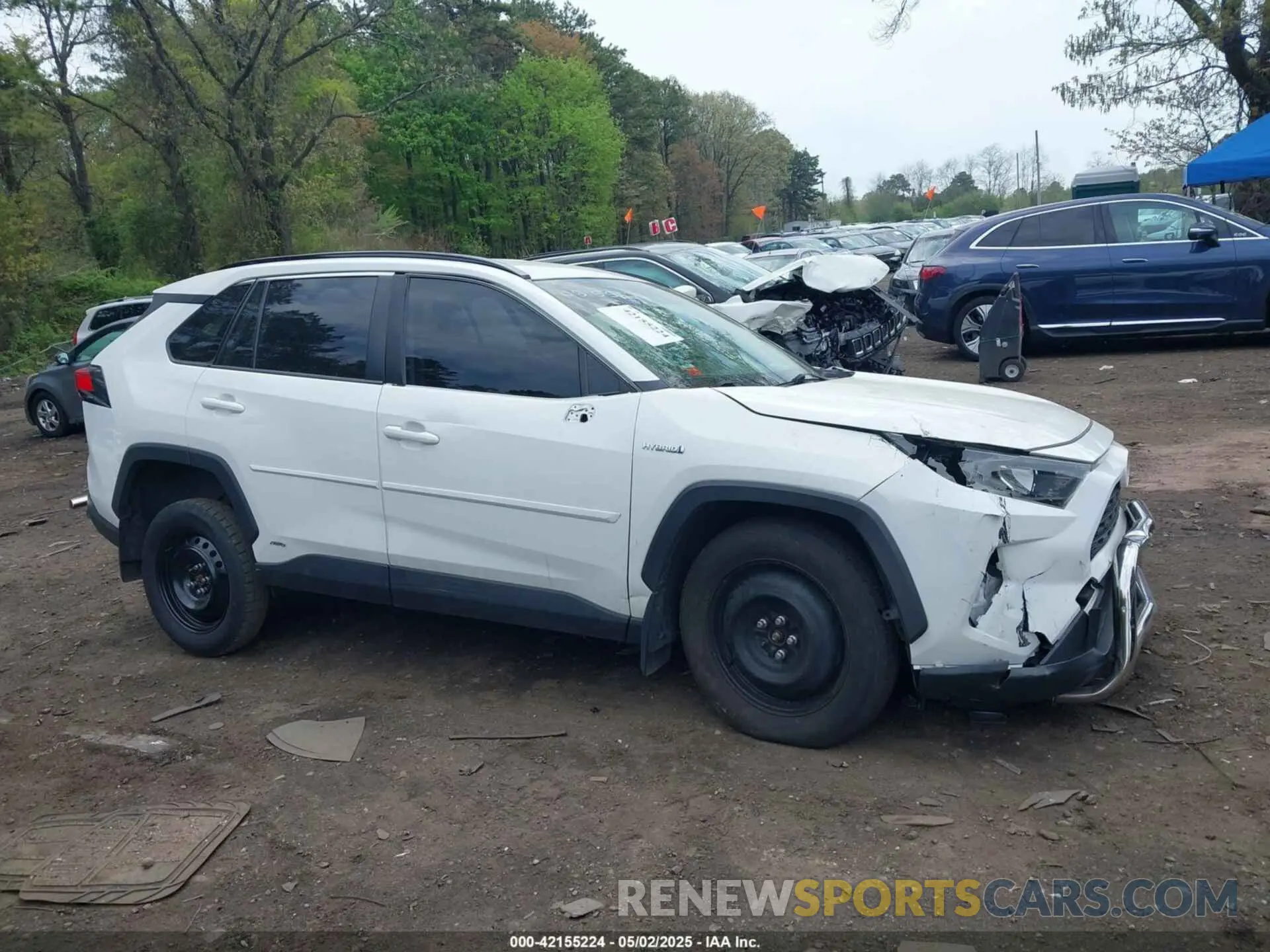 13 fotografías del automóvil dañado JTMLWRFV3MD114964 TOYOTA RAV4 HYBRID 2021
