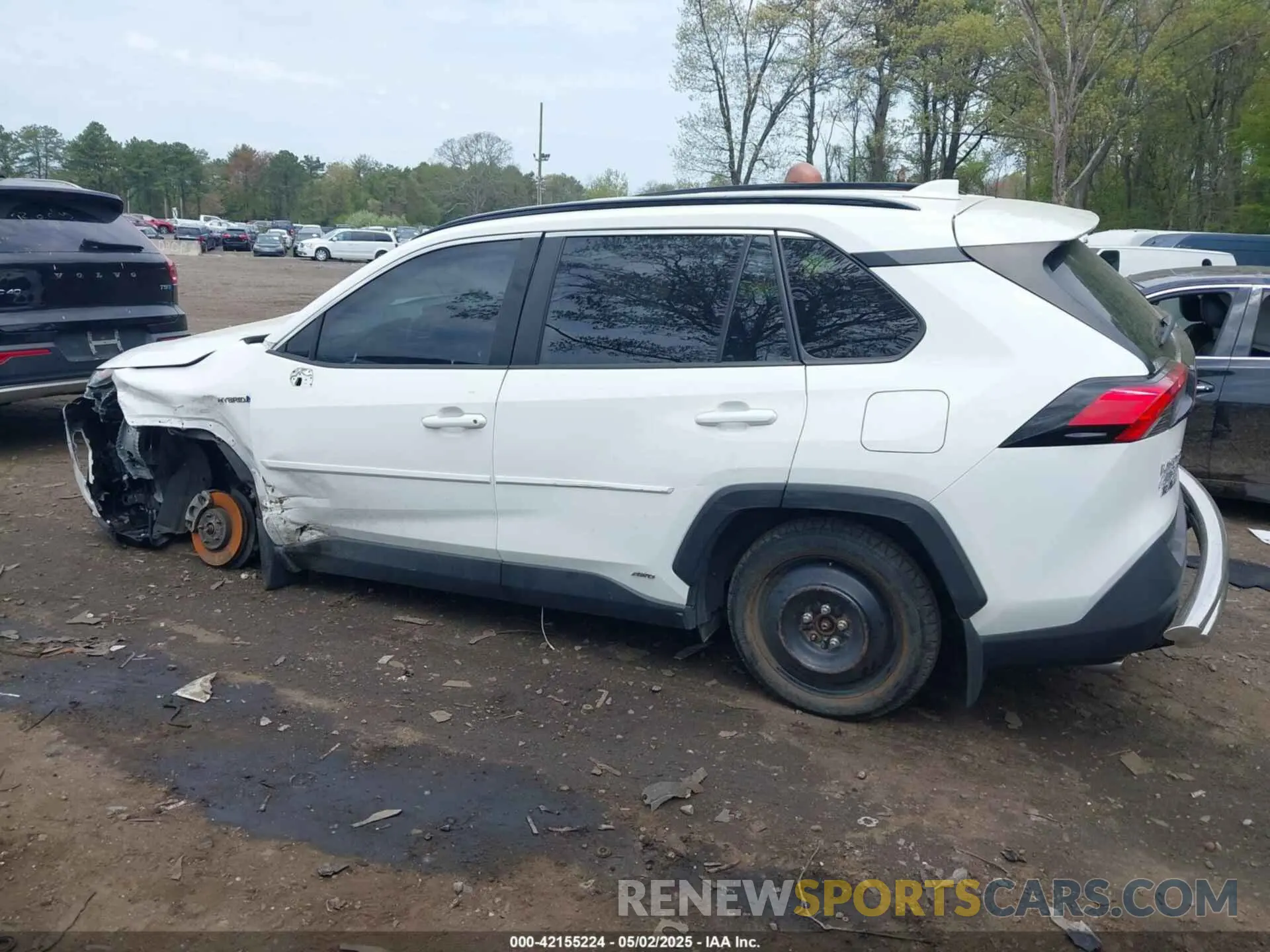 14 fotografías del automóvil dañado JTMLWRFV3MD114964 TOYOTA RAV4 HYBRID 2021