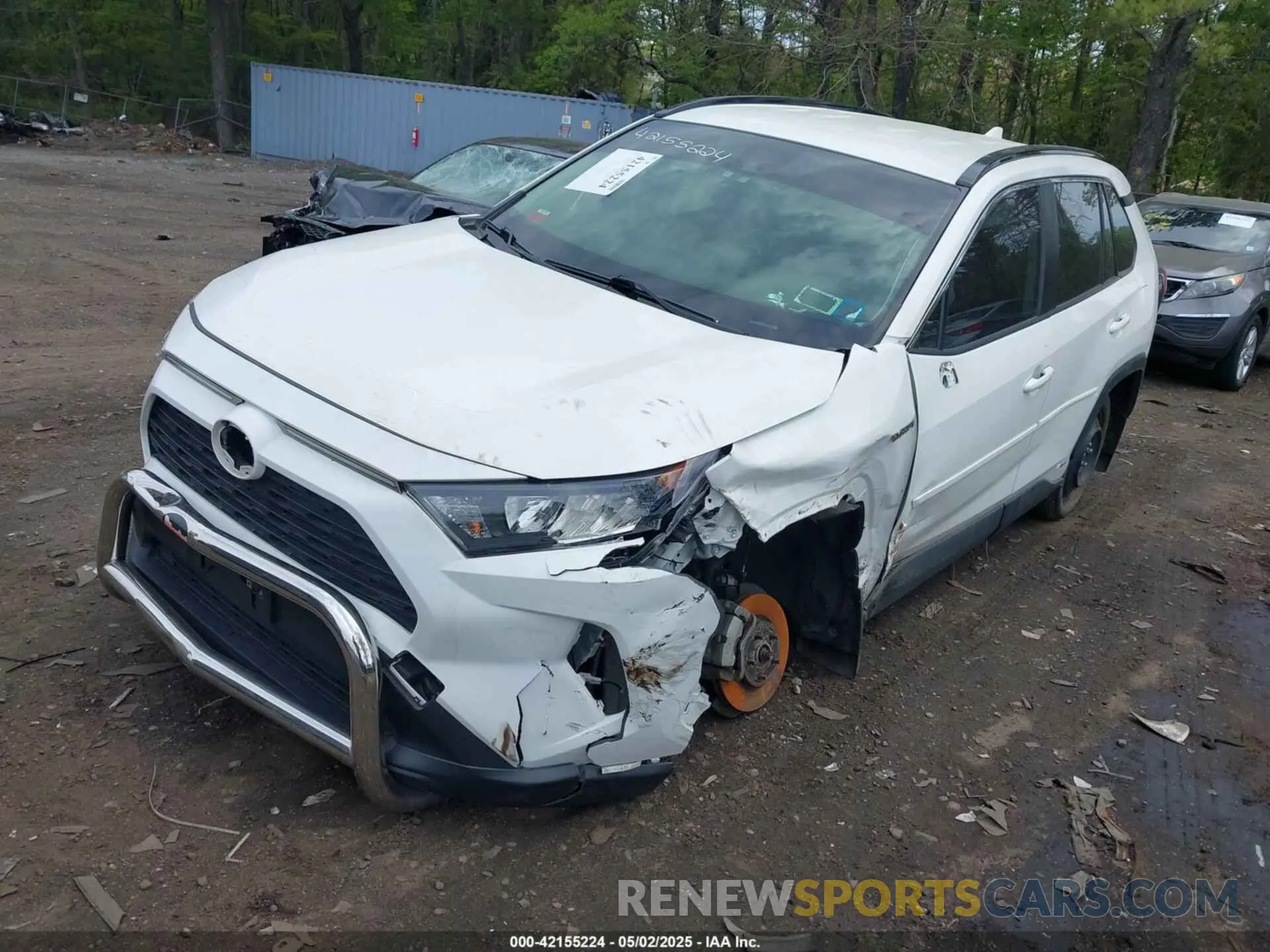 2 fotografías del automóvil dañado JTMLWRFV3MD114964 TOYOTA RAV4 HYBRID 2021