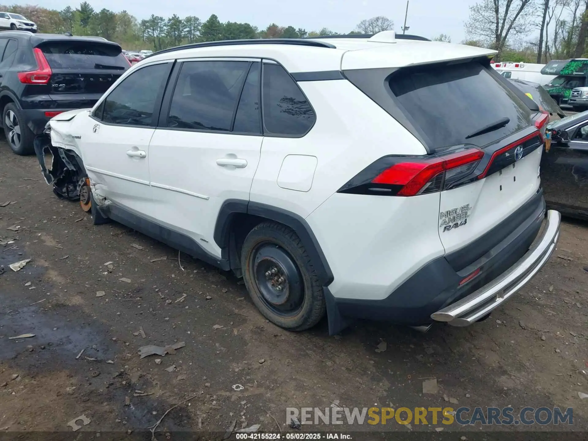 3 fotografías del automóvil dañado JTMLWRFV3MD114964 TOYOTA RAV4 HYBRID 2021