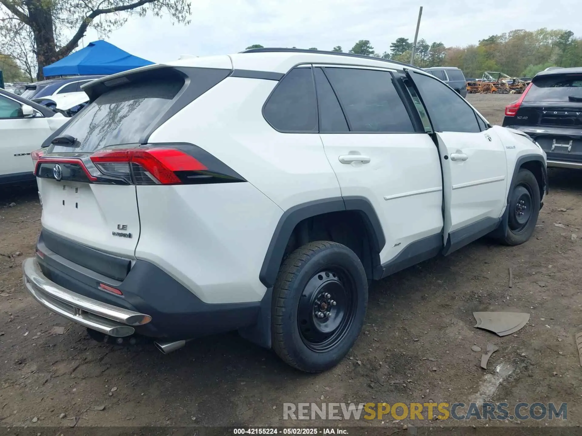 4 fotografías del automóvil dañado JTMLWRFV3MD114964 TOYOTA RAV4 HYBRID 2021