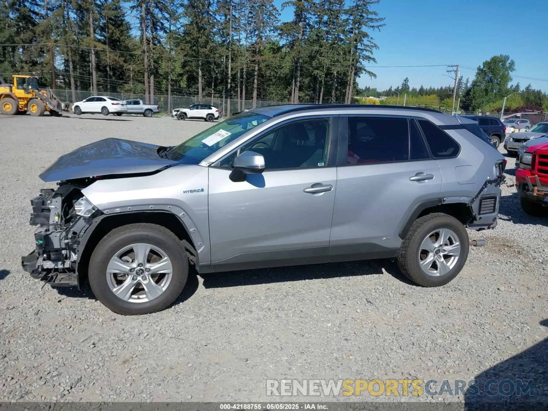 15 fotografías del automóvil dañado JTMMWRFV2MD122204 TOYOTA RAV4 HYBRID 2021