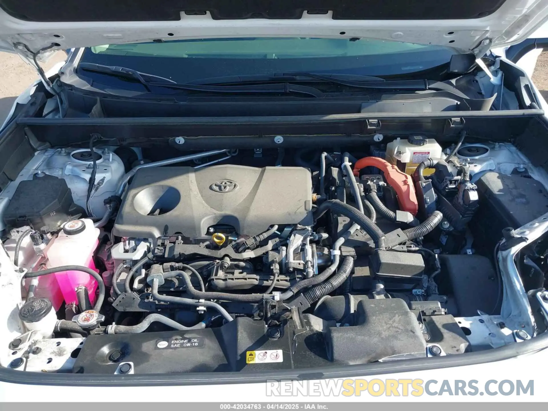 10 fotografías del automóvil dañado JTMRWRFV1MD107344 TOYOTA RAV4 HYBRID 2021