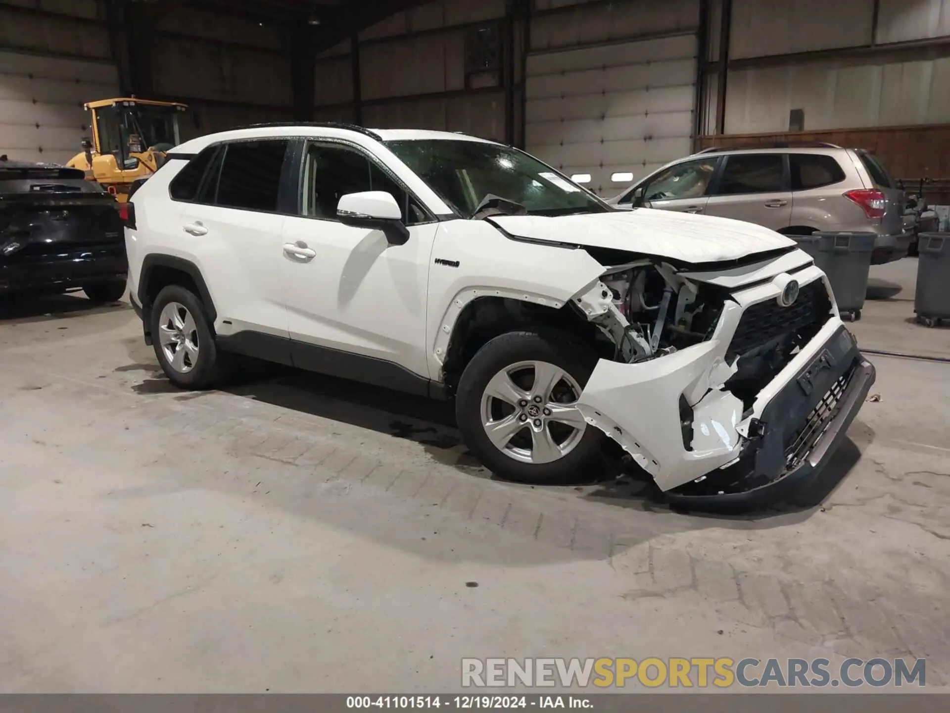 1 fotografías del automóvil dañado JTMRWRFV1MD127447 TOYOTA RAV4 HYBRID 2021