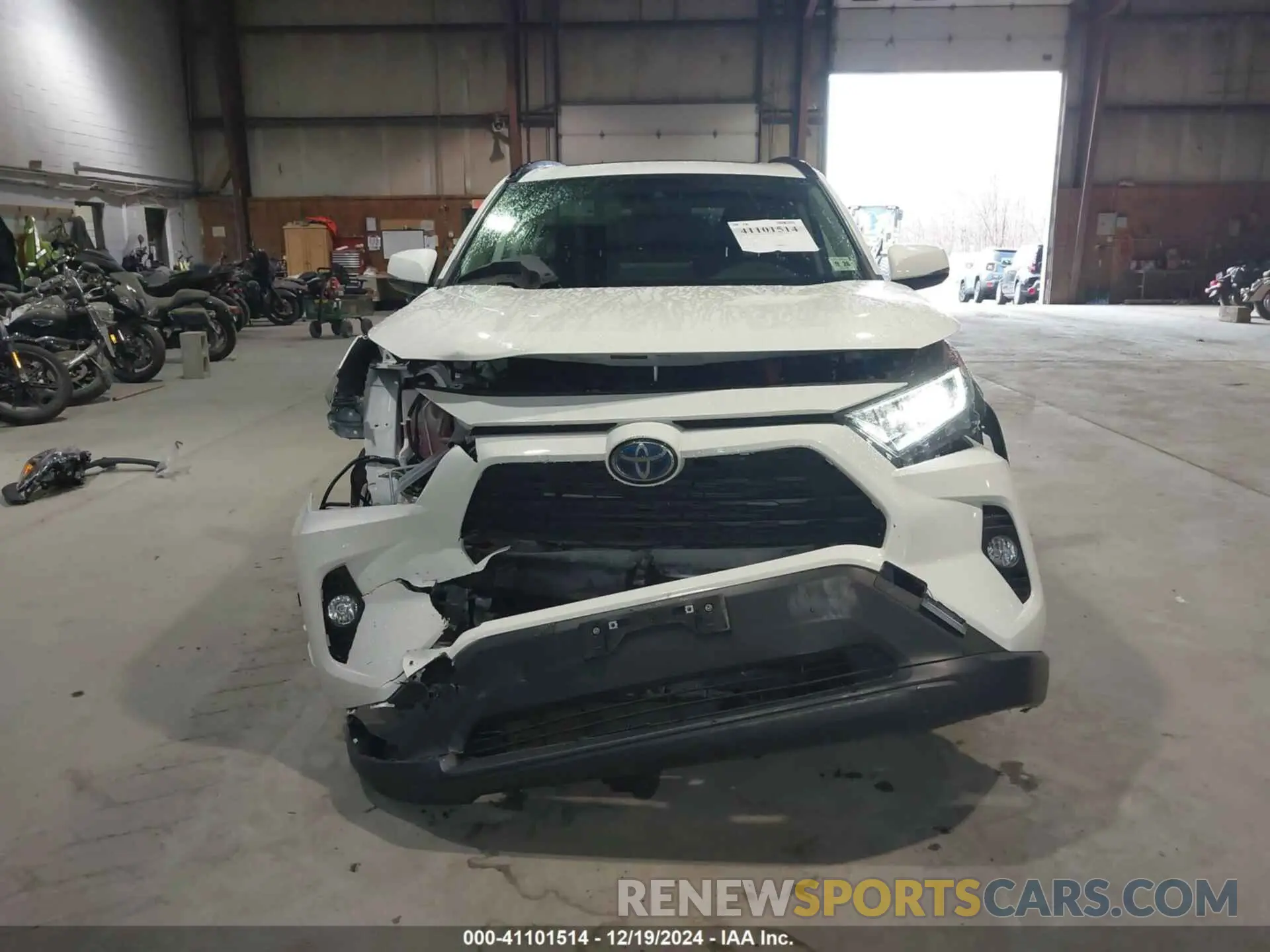 6 fotografías del automóvil dañado JTMRWRFV1MD127447 TOYOTA RAV4 HYBRID 2021