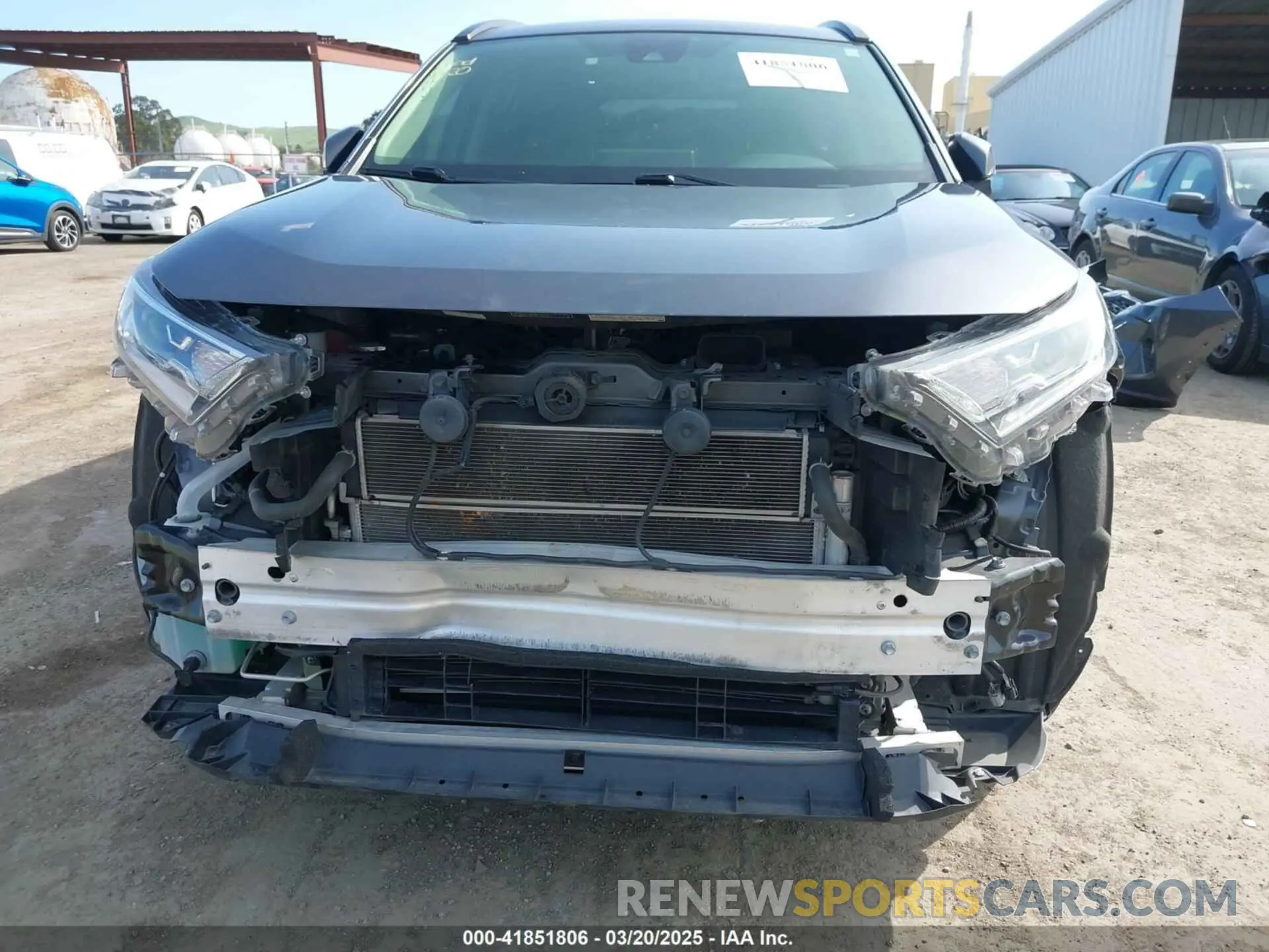 6 fotografías del automóvil dañado JTMRWRFV4MD129757 TOYOTA RAV4 HYBRID 2021
