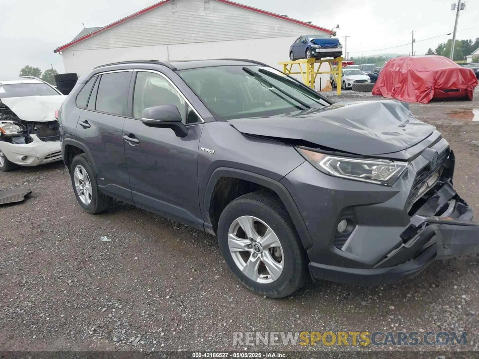 1 fotografías del automóvil dañado JTMRWRFV6MD127279 TOYOTA RAV4 HYBRID 2021