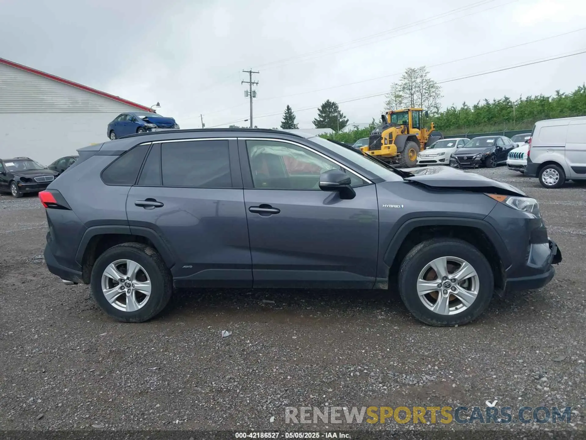 13 fotografías del automóvil dañado JTMRWRFV6MD127279 TOYOTA RAV4 HYBRID 2021