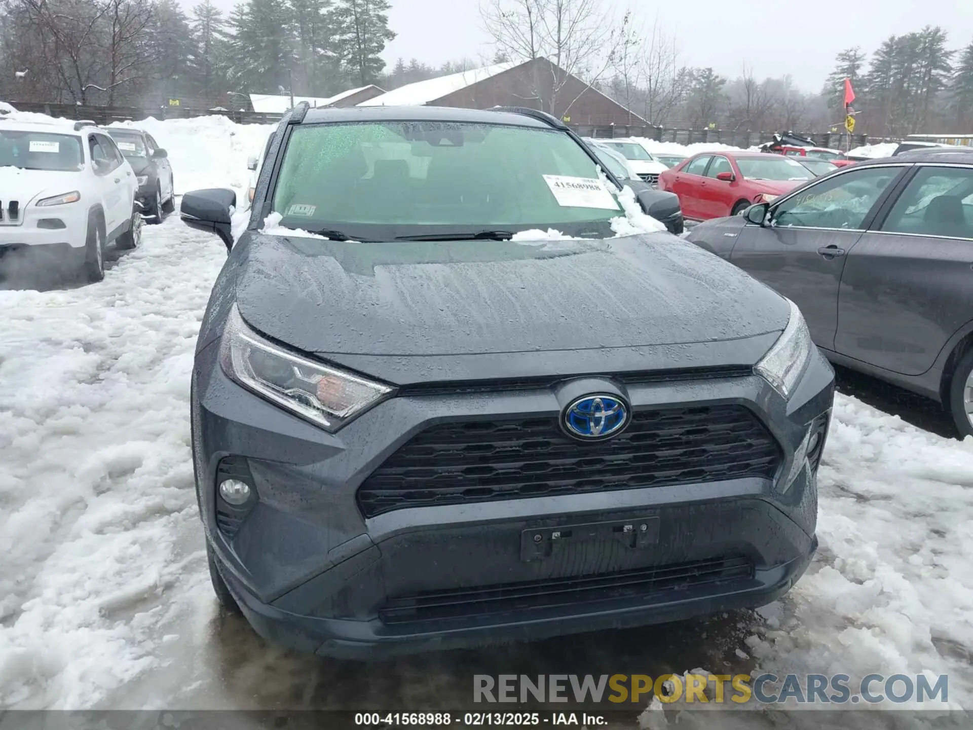 12 fotografías del automóvil dañado JTMRWRFVXMD127527 TOYOTA RAV4 HYBRID 2021