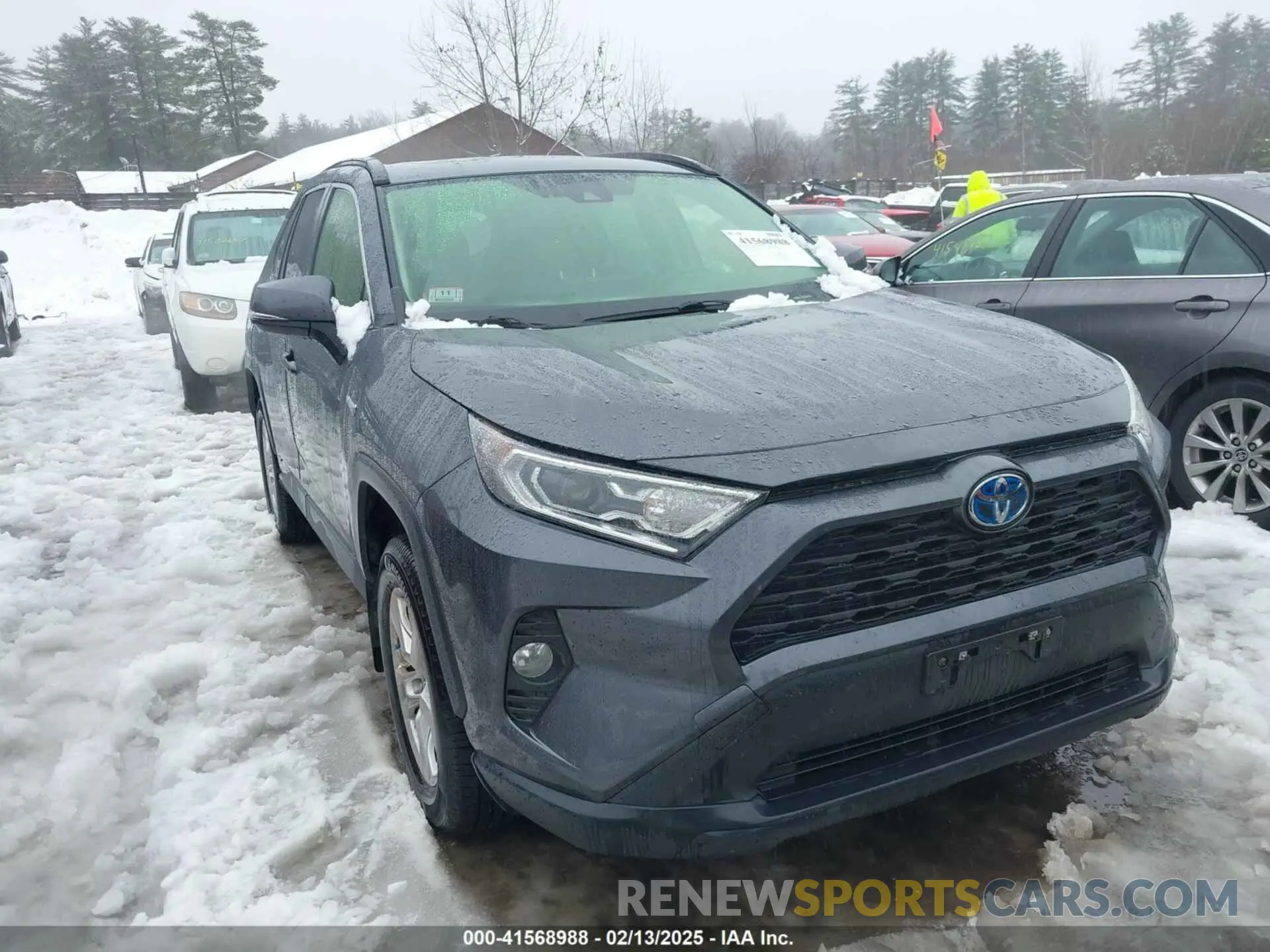 13 fotografías del automóvil dañado JTMRWRFVXMD127527 TOYOTA RAV4 HYBRID 2021
