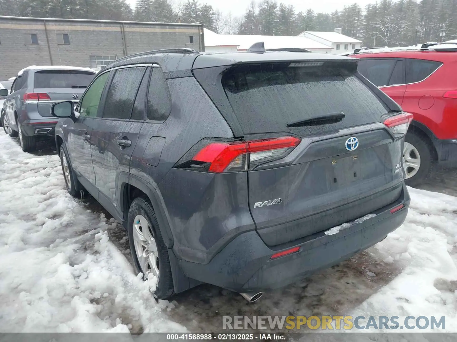 14 fotografías del automóvil dañado JTMRWRFVXMD127527 TOYOTA RAV4 HYBRID 2021