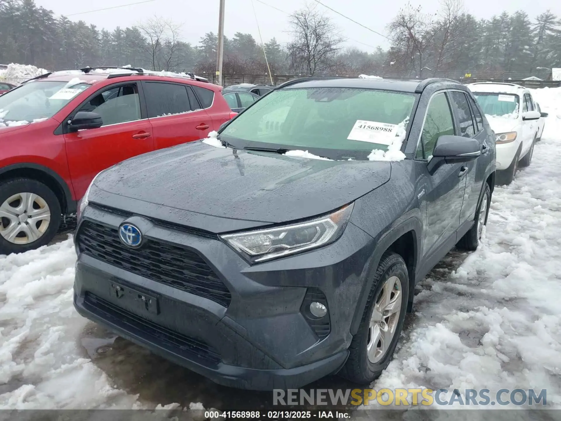 2 fotografías del automóvil dañado JTMRWRFVXMD127527 TOYOTA RAV4 HYBRID 2021