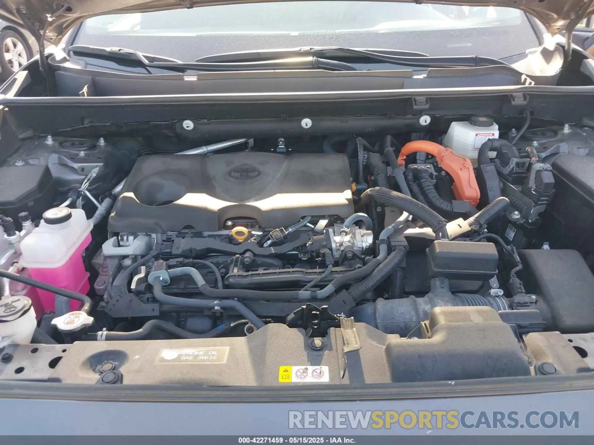 10 fotografías del automóvil dañado 2T3B6RFV5NW037465 TOYOTA RAV4 HYBRID 2022