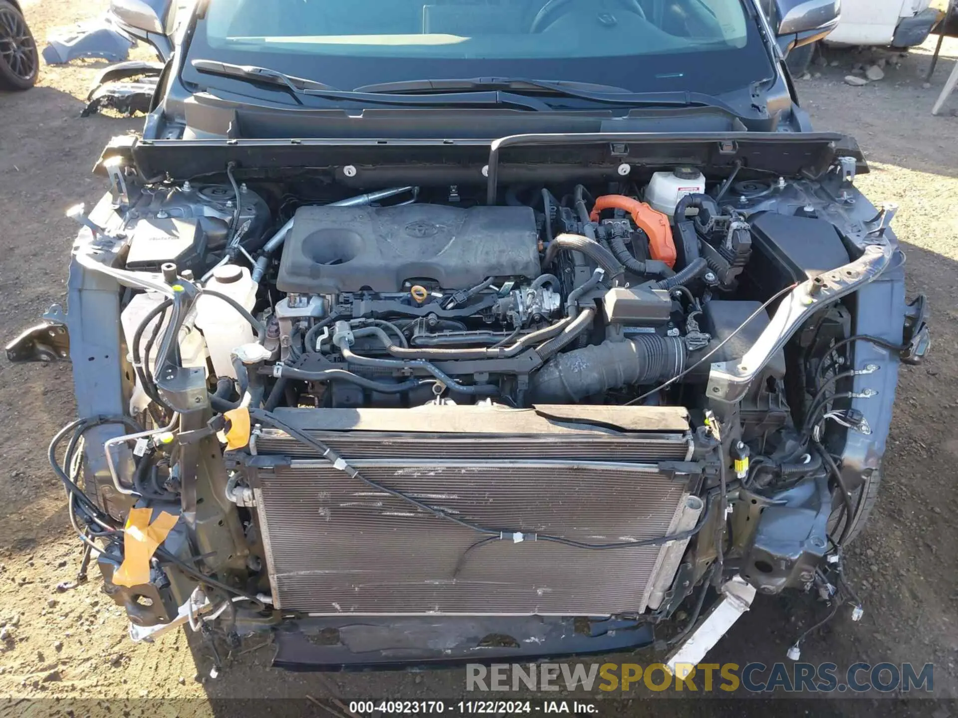 10 fotografías del automóvil dañado 2T3B6RFV9NW036318 TOYOTA RAV4 HYBRID 2022