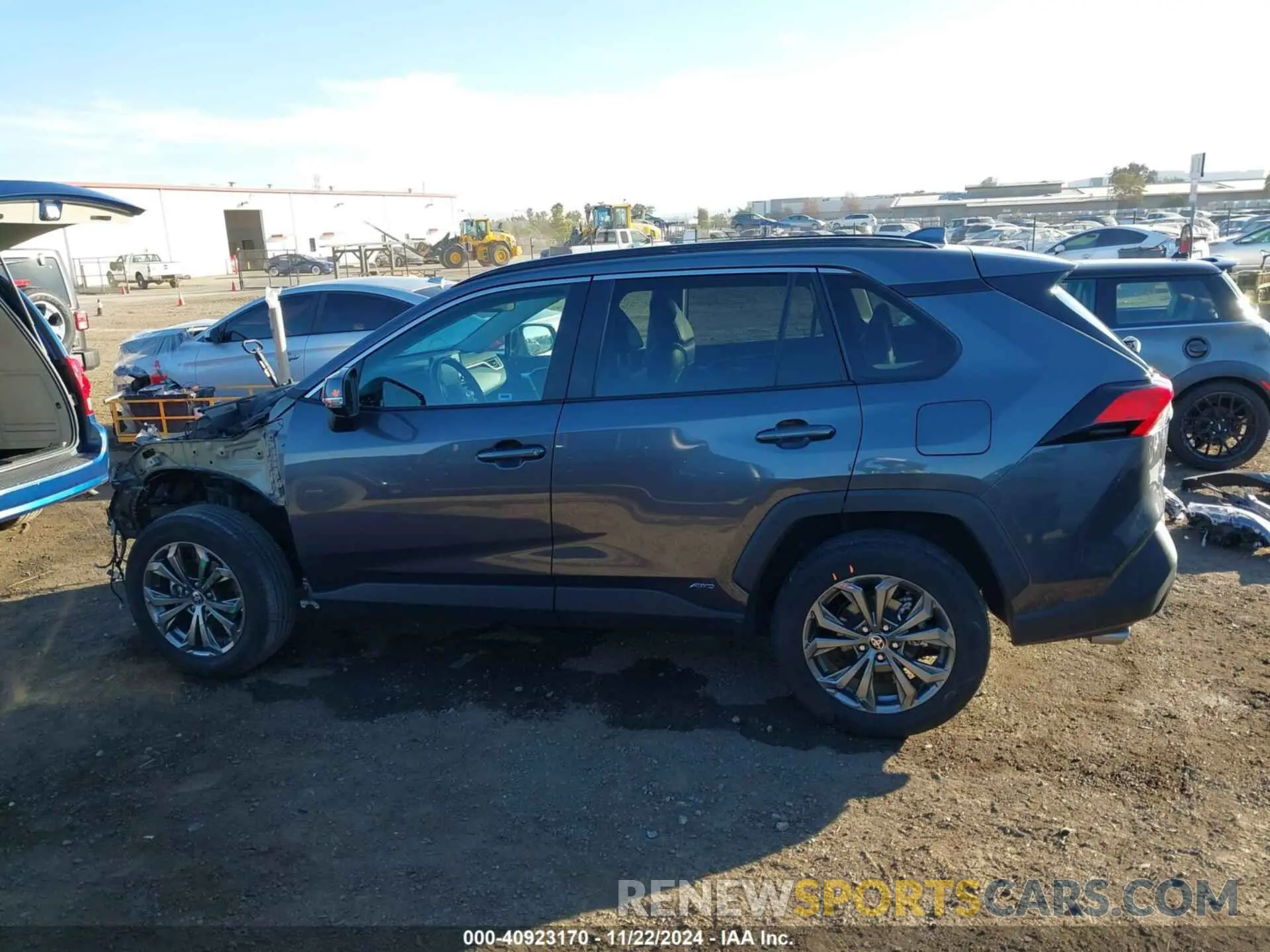 15 fotografías del automóvil dañado 2T3B6RFV9NW036318 TOYOTA RAV4 HYBRID 2022