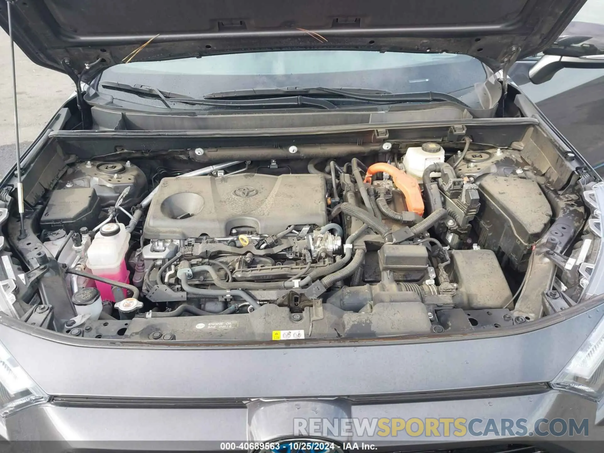 10 fotografías del automóvil dañado 2T3E6RFV5NW033512 TOYOTA RAV4 HYBRID 2022