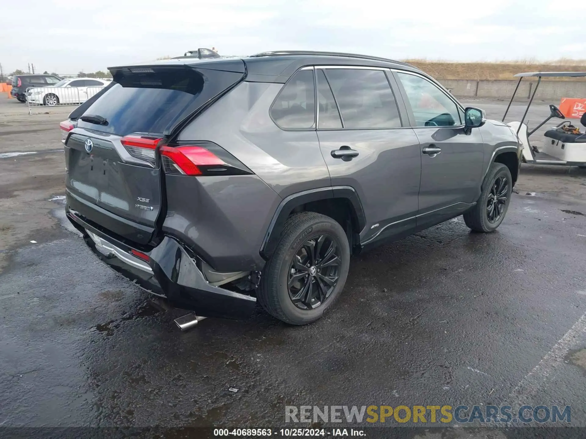4 fotografías del automóvil dañado 2T3E6RFV5NW033512 TOYOTA RAV4 HYBRID 2022