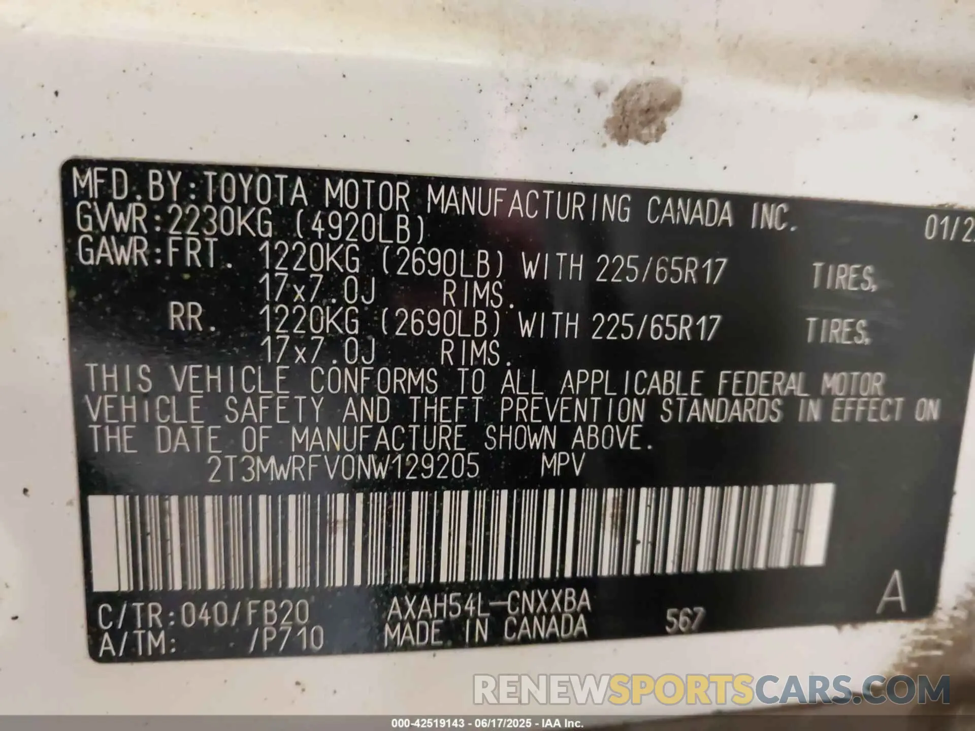 9 fotografías del automóvil dañado 2T3MWRFV0NW129205 TOYOTA RAV4 HYBRID 2022