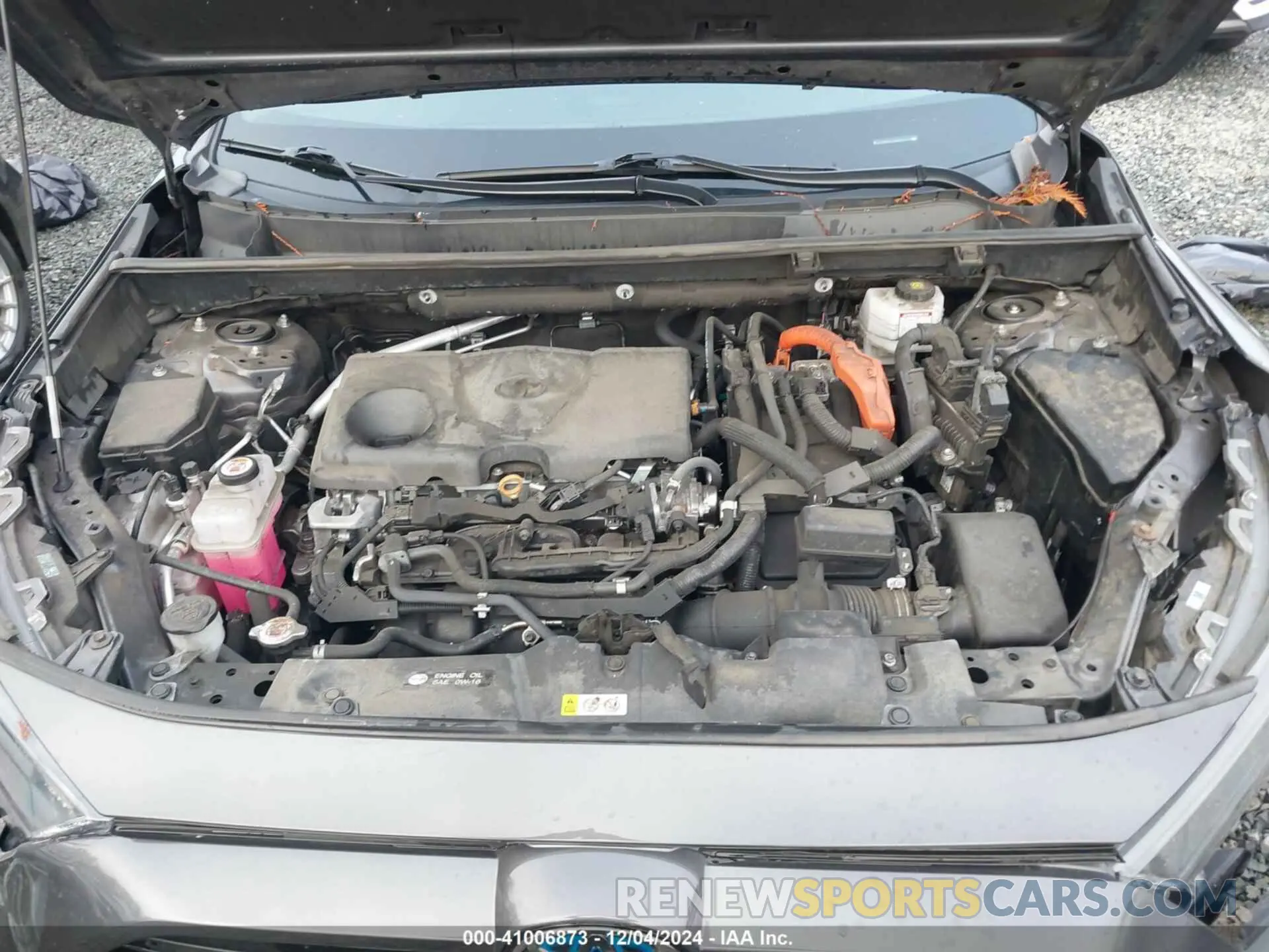 10 fotografías del automóvil dañado 2T3MWRFV3NW130123 TOYOTA RAV4 HYBRID 2022