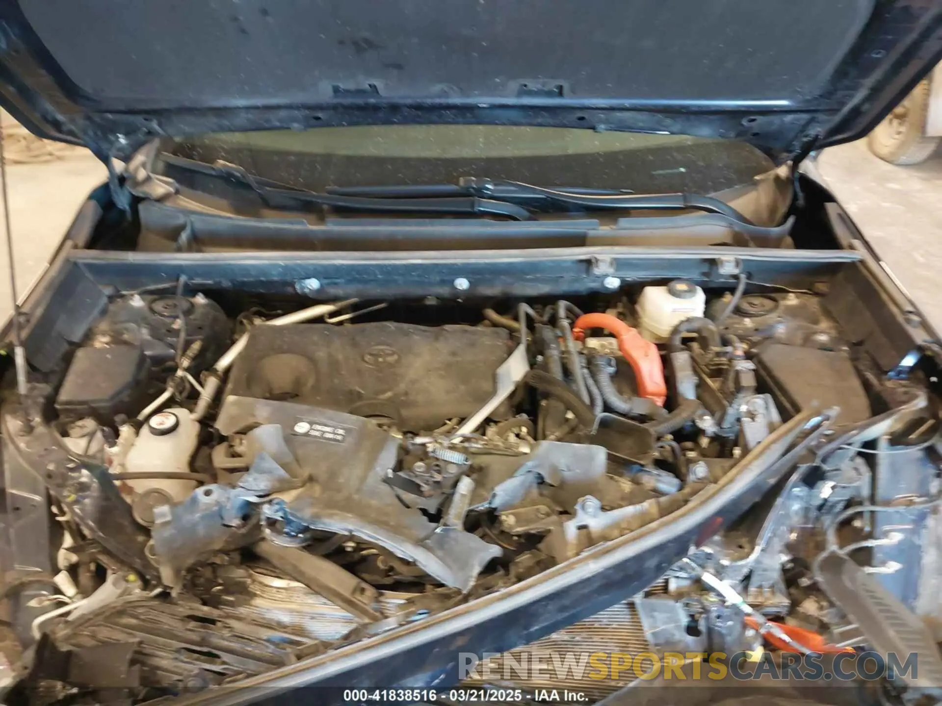 10 fotografías del automóvil dañado 2T3RWRFV8NW129832 TOYOTA RAV4 HYBRID 2022