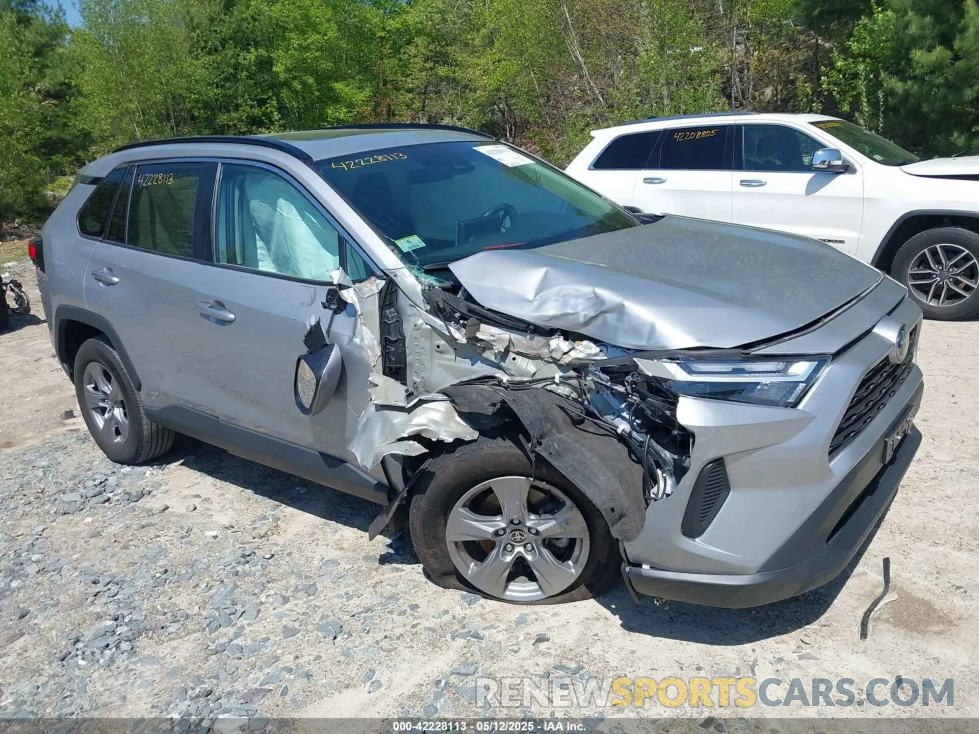 1 fotografías del automóvil dañado 2T3RWRFV9NW130410 TOYOTA RAV4 HYBRID 2022