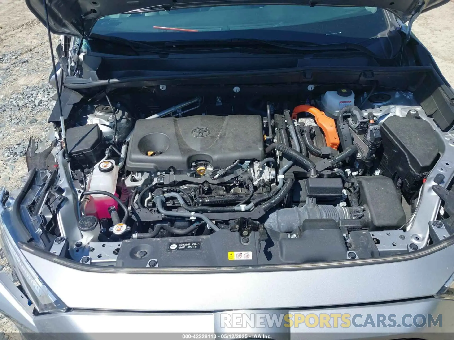 10 fotografías del automóvil dañado 2T3RWRFV9NW130410 TOYOTA RAV4 HYBRID 2022