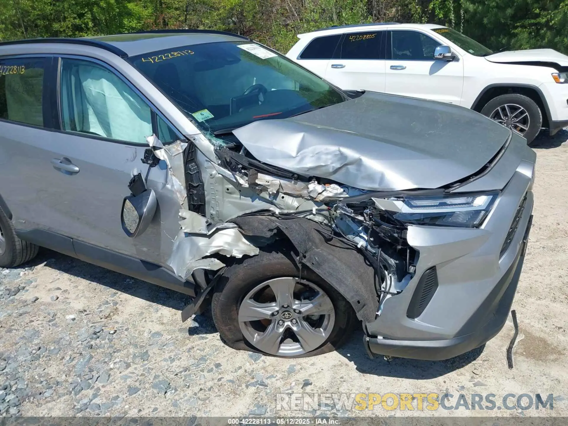 6 fotografías del automóvil dañado 2T3RWRFV9NW130410 TOYOTA RAV4 HYBRID 2022