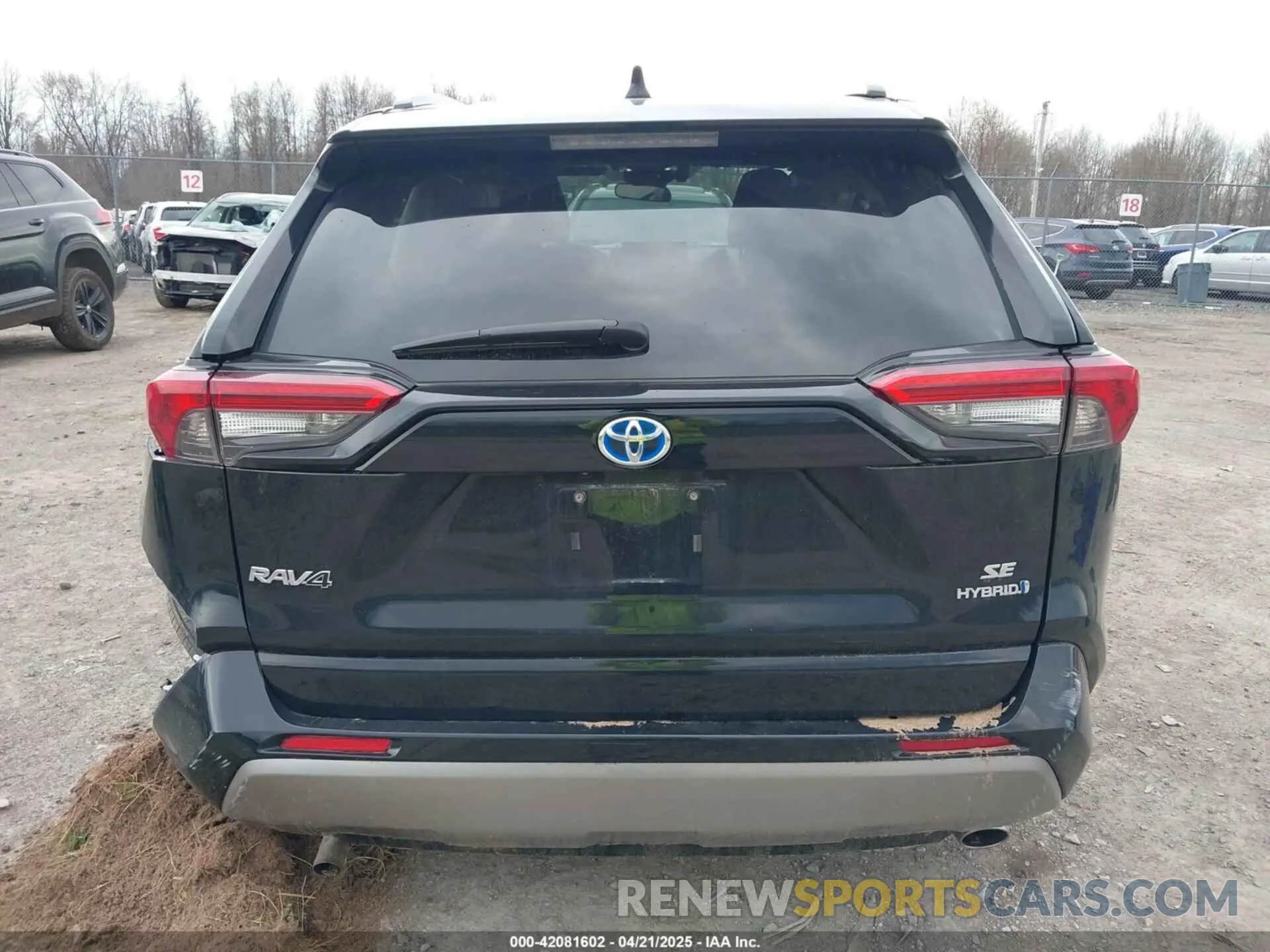 16 fotografías del automóvil dañado 2T3T6RFV2NW031305 TOYOTA RAV4 HYBRID 2022
