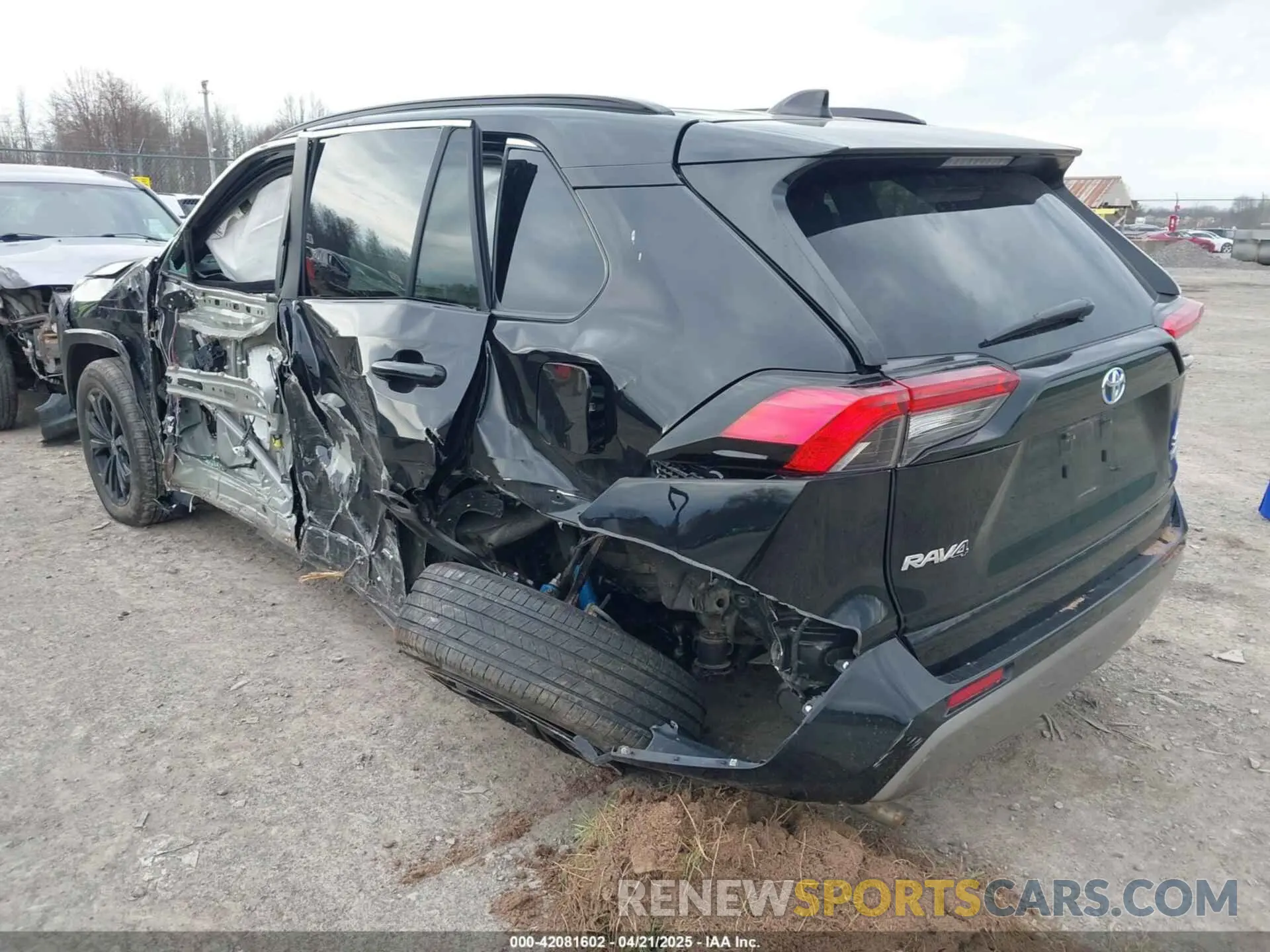 3 fotografías del automóvil dañado 2T3T6RFV2NW031305 TOYOTA RAV4 HYBRID 2022
