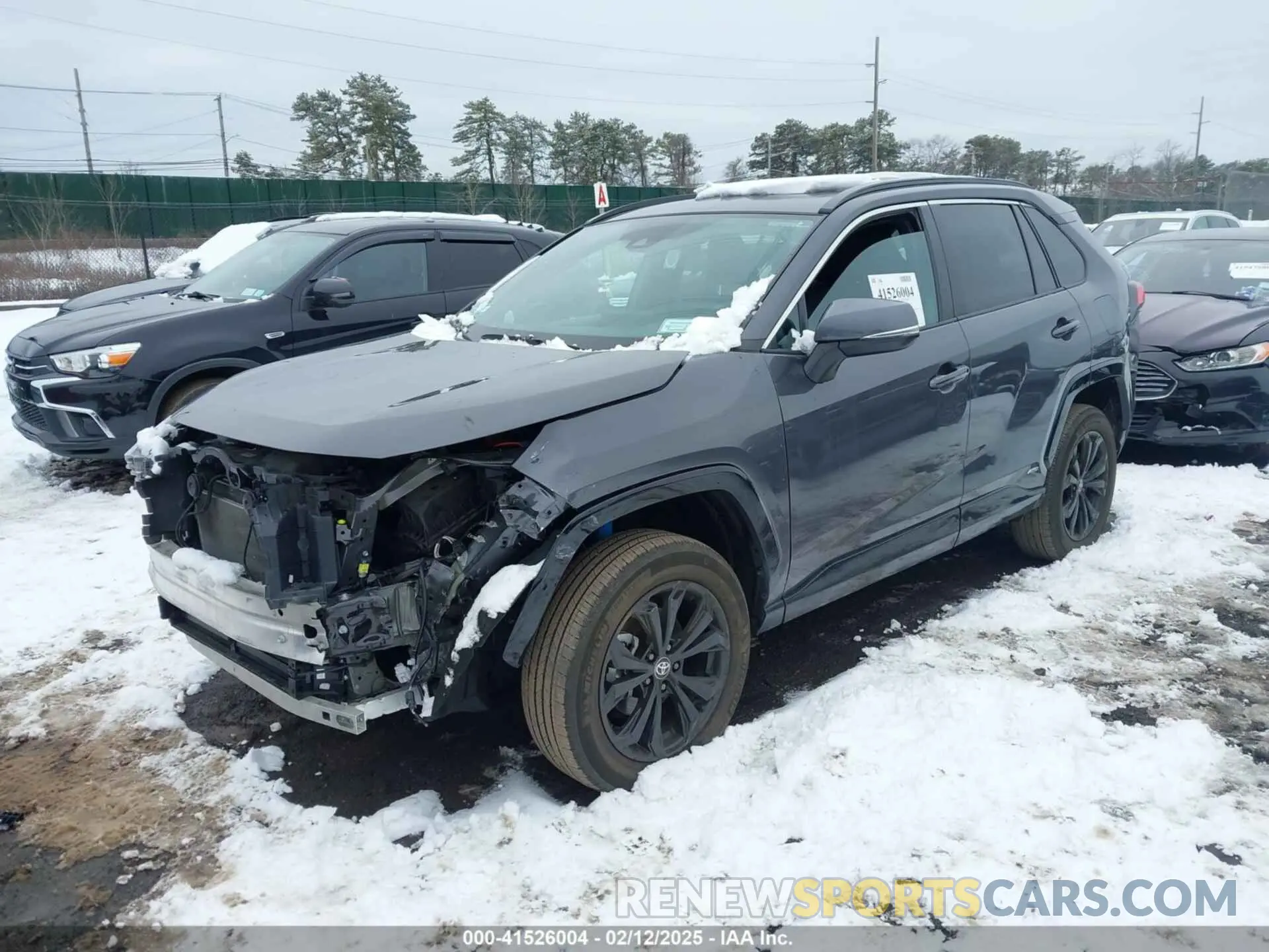 2 fotografías del automóvil dañado 2T3T6RFV9NW031740 TOYOTA RAV4 HYBRID 2022