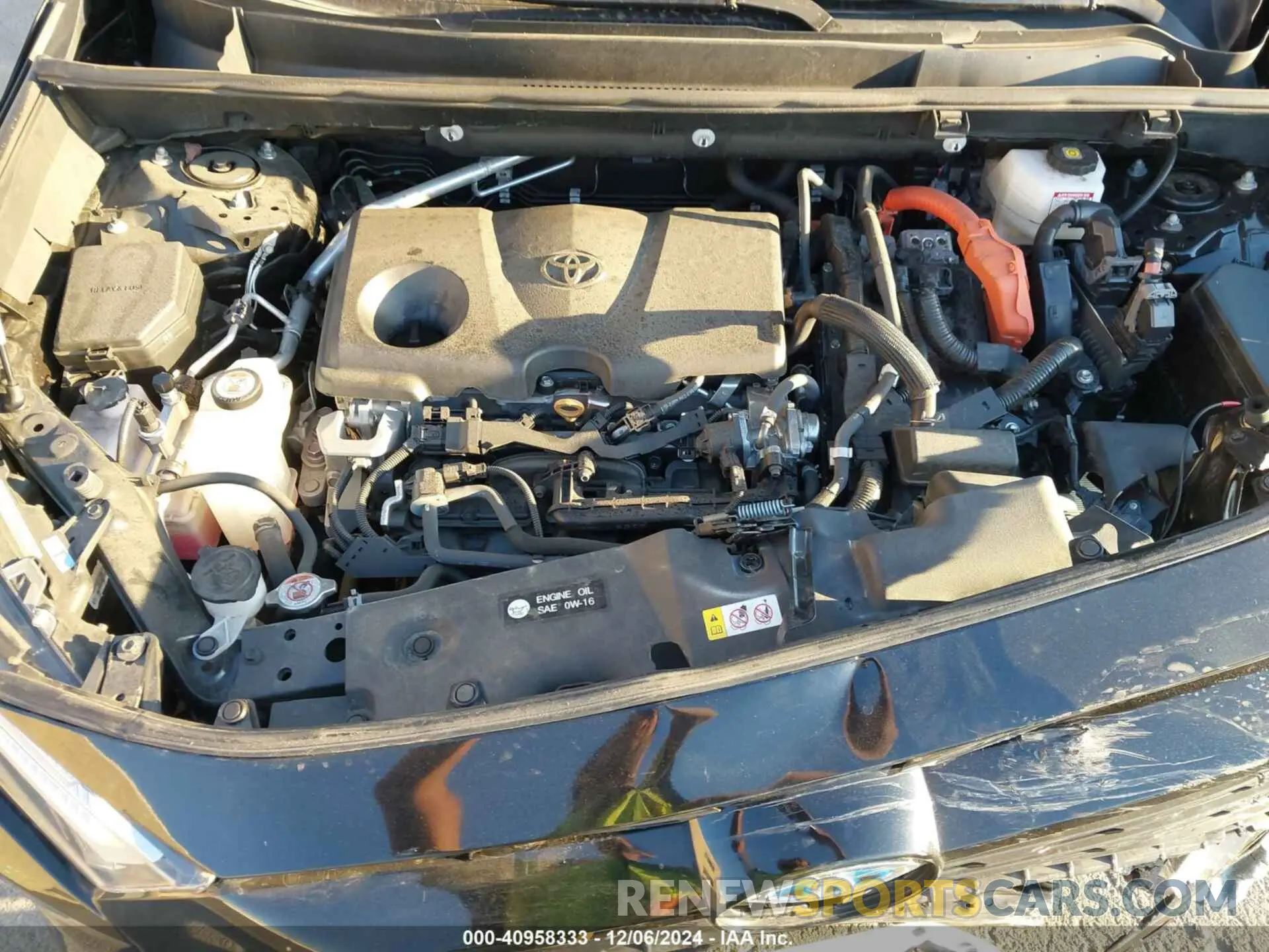 10 fotografías del automóvil dañado 4T3B6RFV5NU074760 TOYOTA RAV4 HYBRID 2022