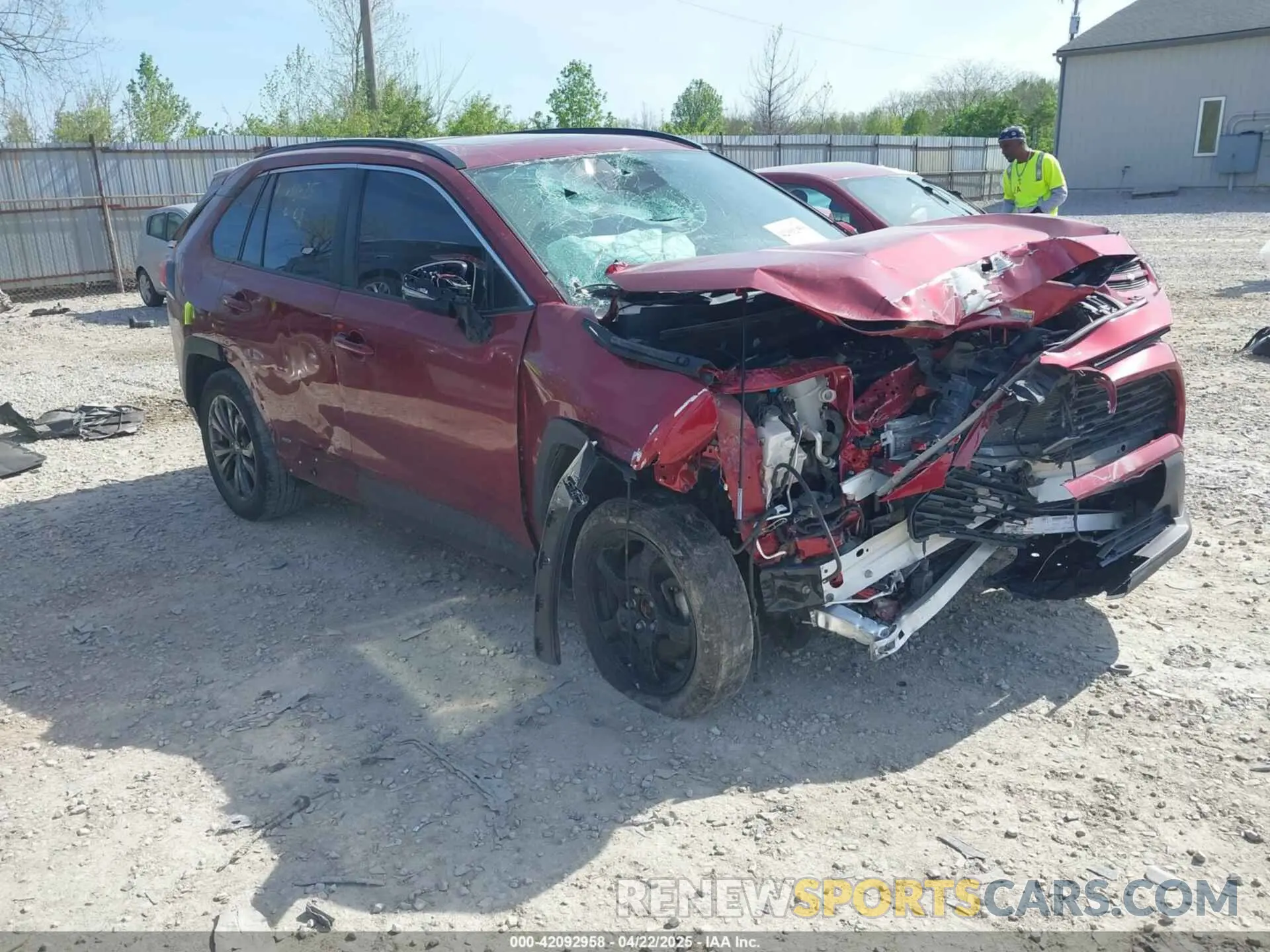 1 fotografías del automóvil dañado 4T3B6RFV7NU084092 TOYOTA RAV4 HYBRID 2022