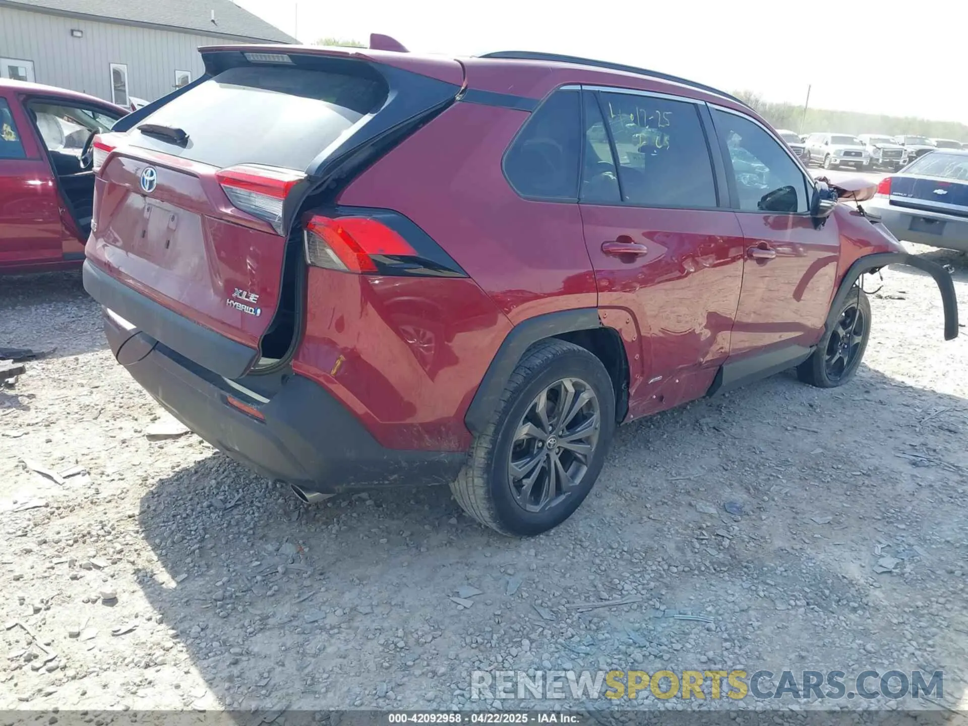 4 fotografías del automóvil dañado 4T3B6RFV7NU084092 TOYOTA RAV4 HYBRID 2022