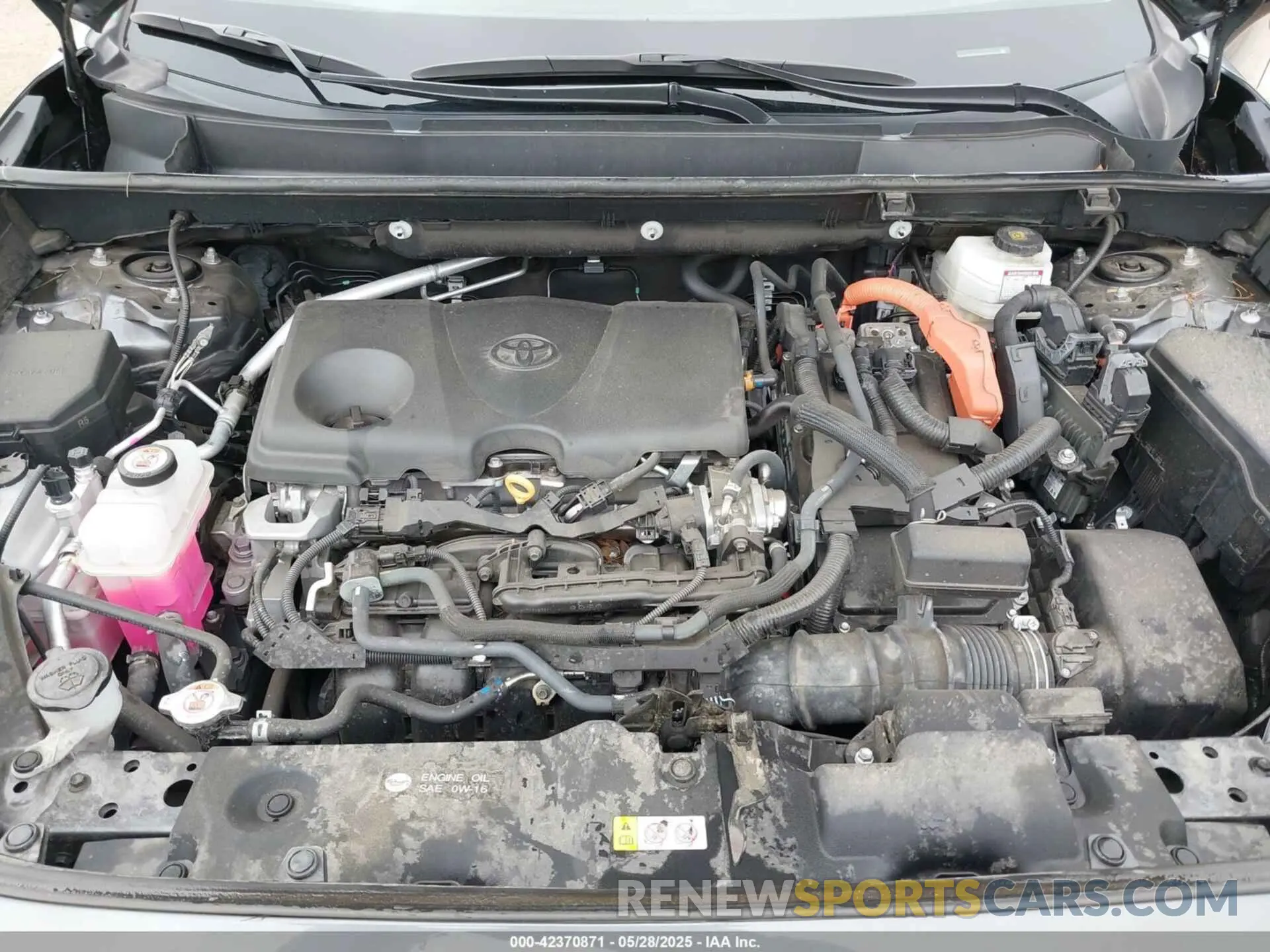 10 fotografías del automóvil dañado 4T3B6RFV8NU081069 TOYOTA RAV4 HYBRID 2022