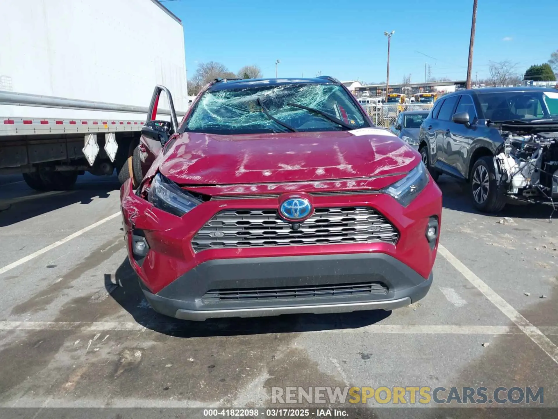 13 fotografías del automóvil dañado 4T3D6RFV0NU079552 TOYOTA RAV4 HYBRID 2022