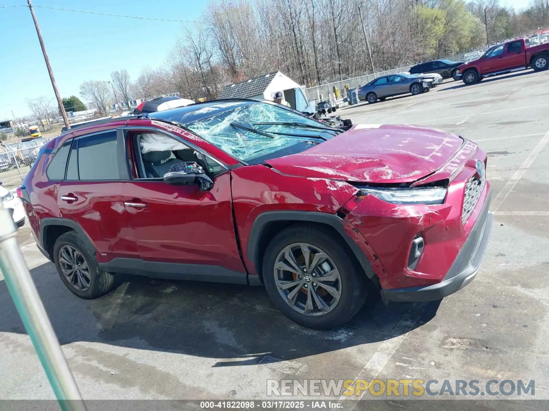 14 fotografías del automóvil dañado 4T3D6RFV0NU079552 TOYOTA RAV4 HYBRID 2022
