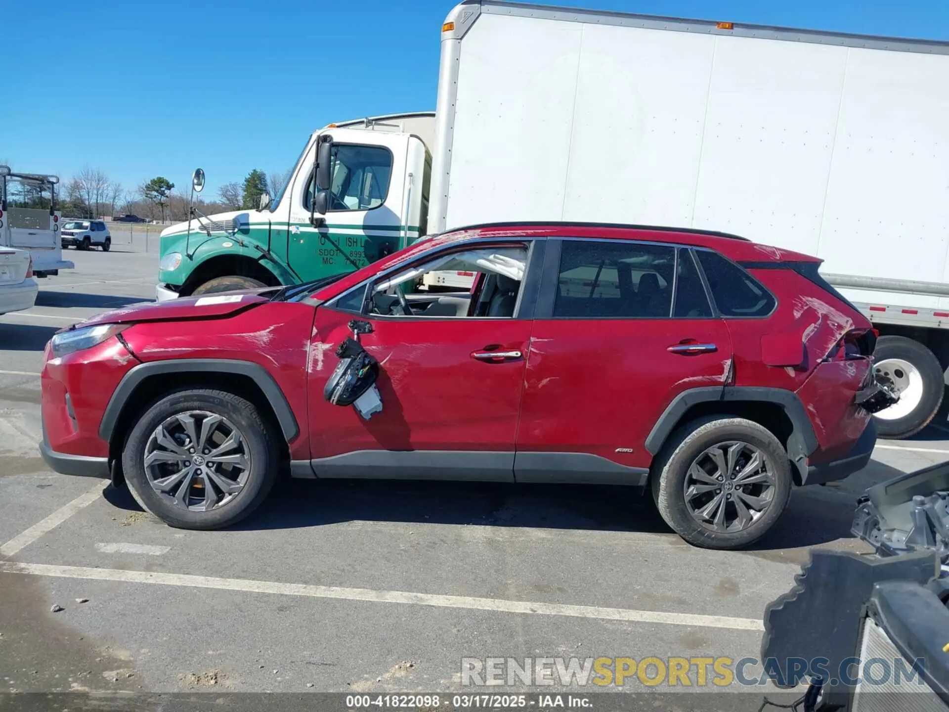 15 fotografías del automóvil dañado 4T3D6RFV0NU079552 TOYOTA RAV4 HYBRID 2022