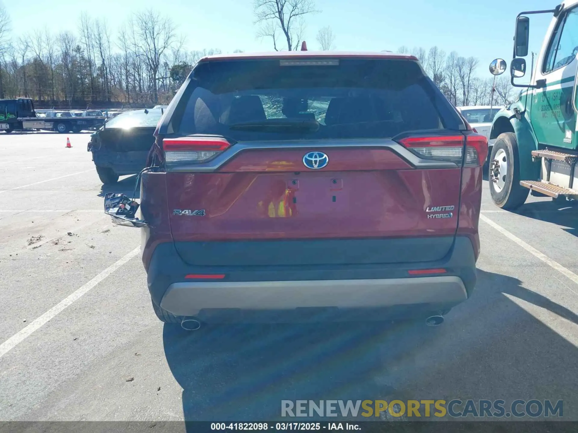 17 fotografías del automóvil dañado 4T3D6RFV0NU079552 TOYOTA RAV4 HYBRID 2022